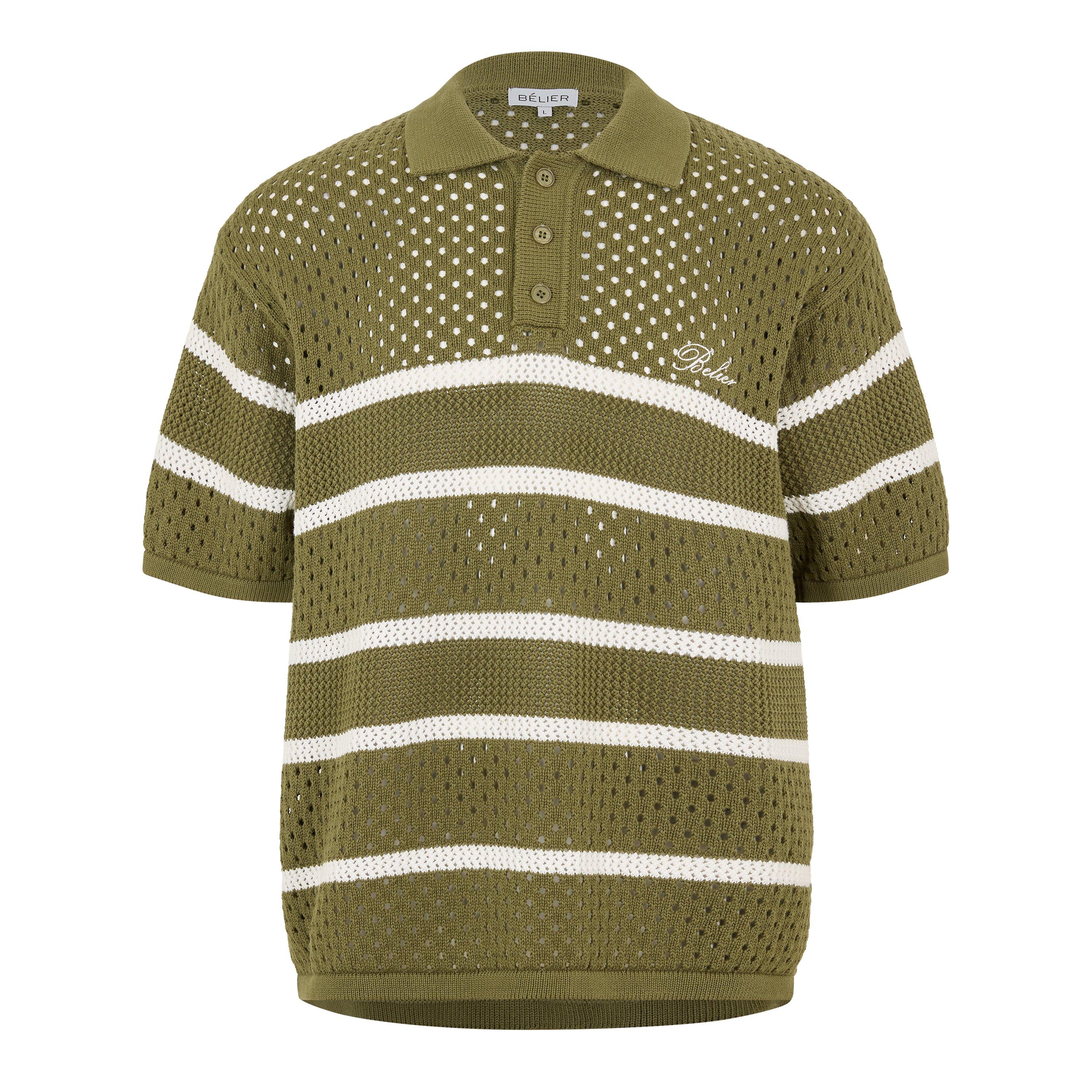 Sage/White - BELIER - BELIER Str Cro Polo Sn62 - 1