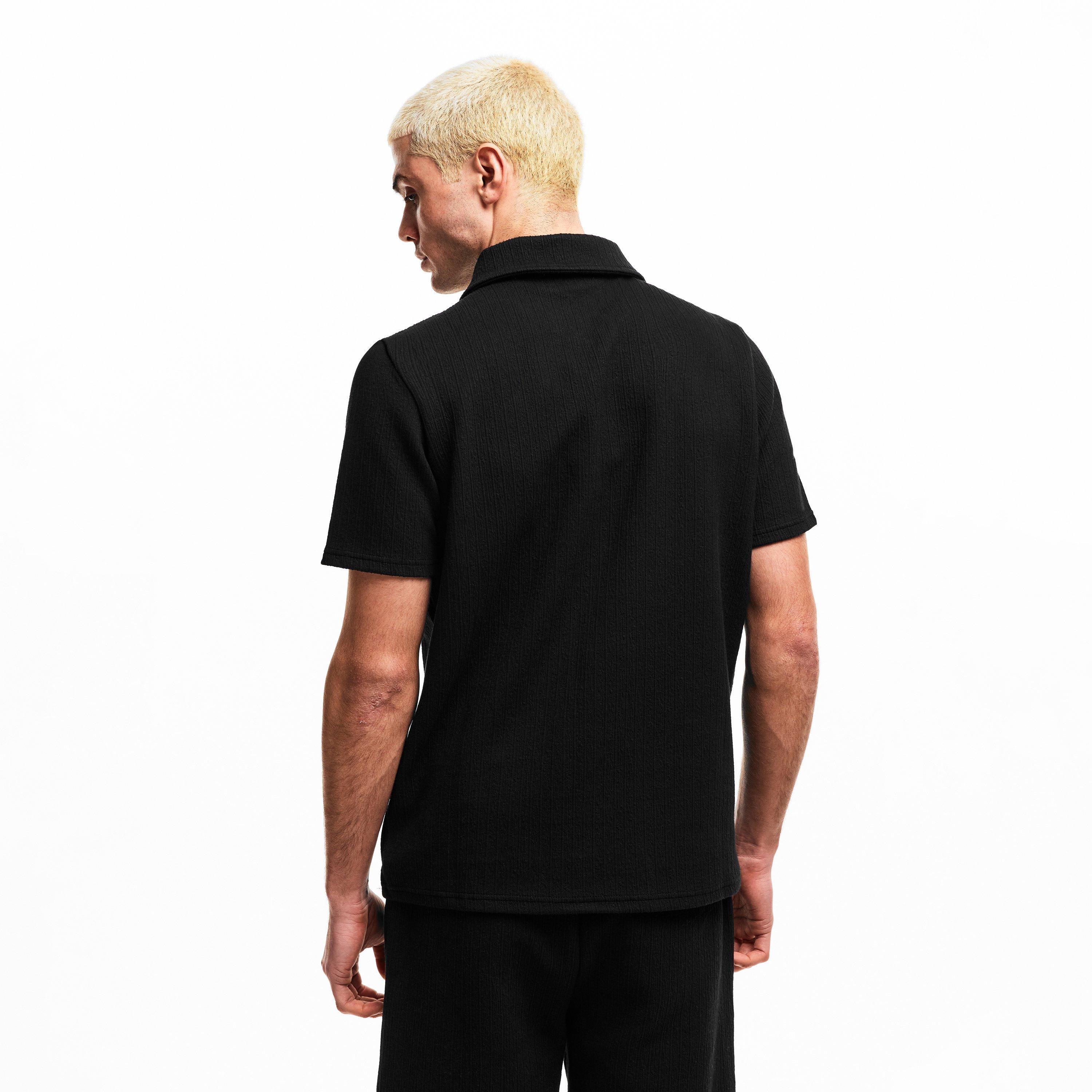 Black - BELIER - Men's Short Sleeve Polo Shirt - 4