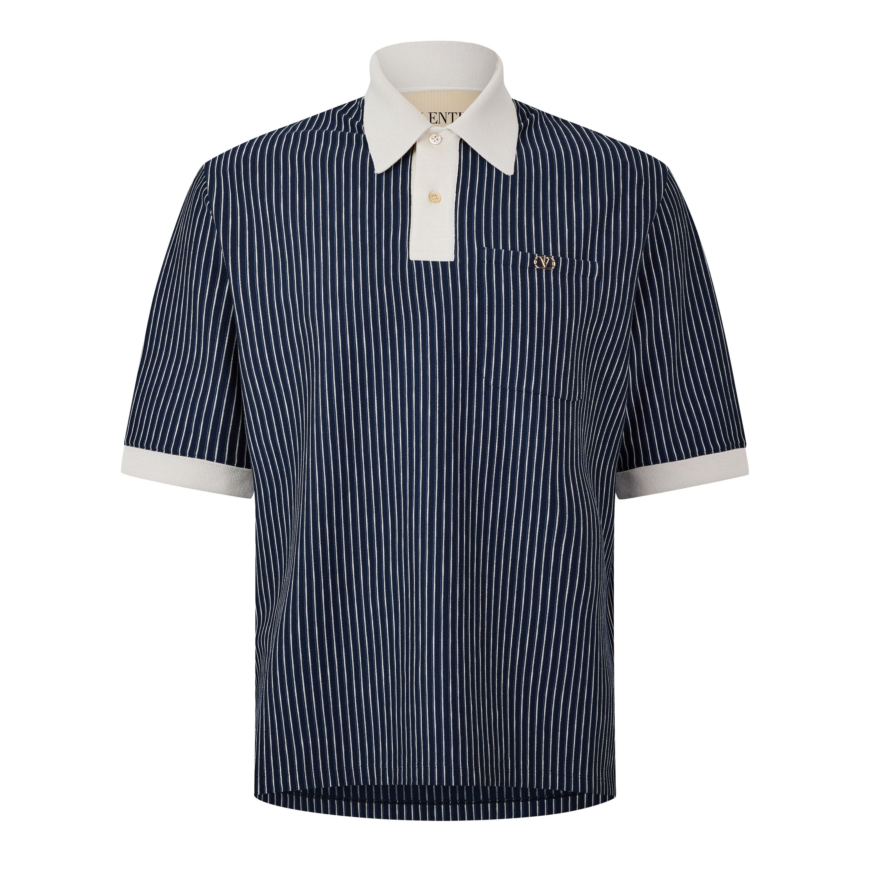 Navy/Burro - Valentino - Val Sig Polo Sn64 - 1