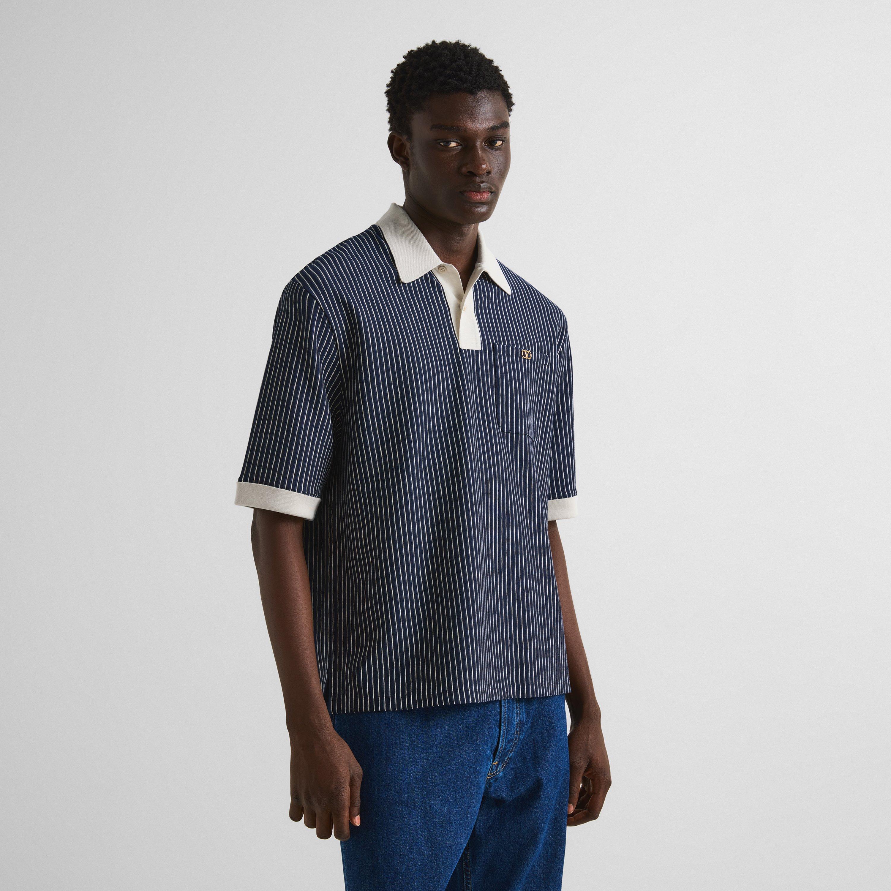 Navy/Burro - Valentino - Val Sig Polo Sn64 - 3