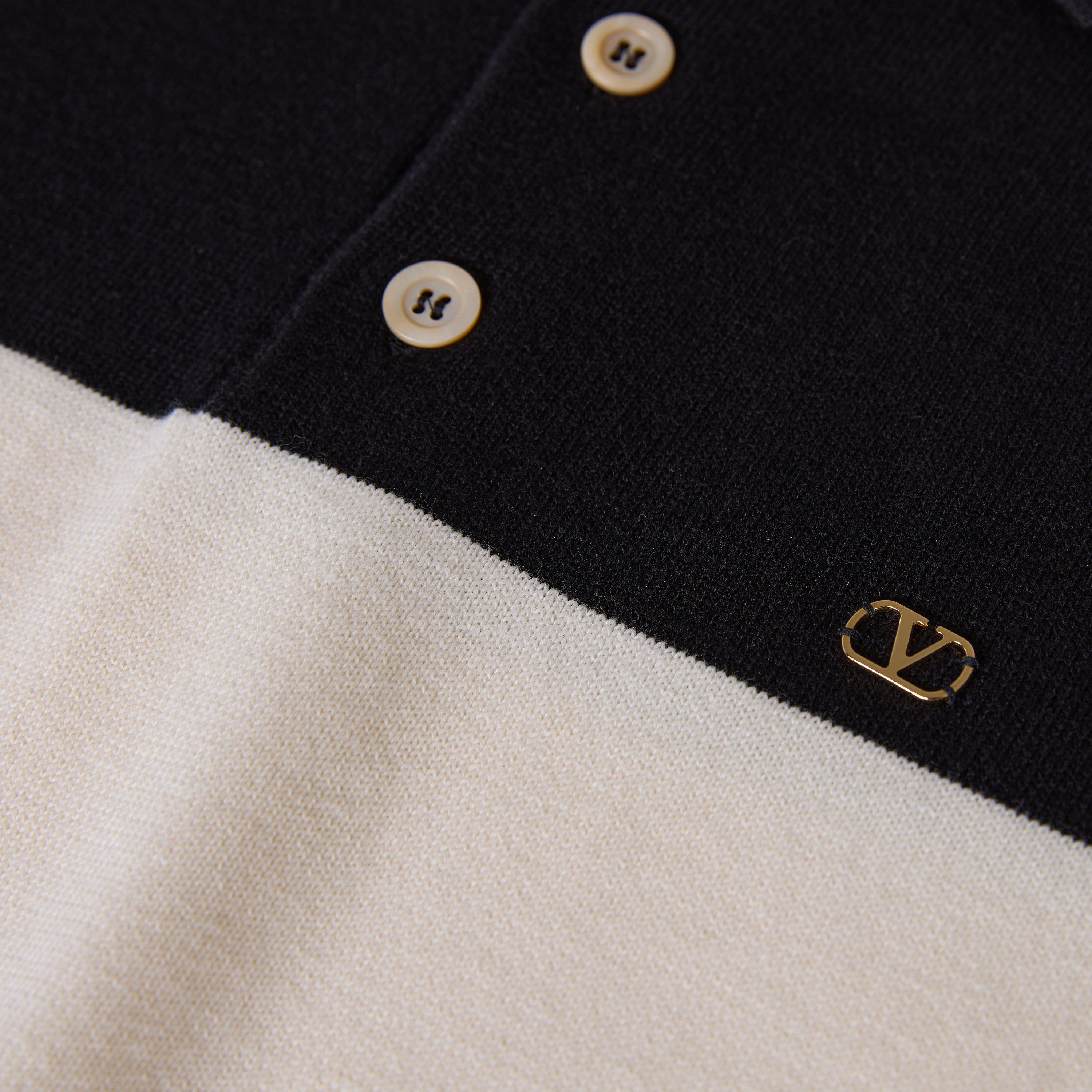 Burro/Vblack - Valentino - Val Maglia Polo Sn64 - 3