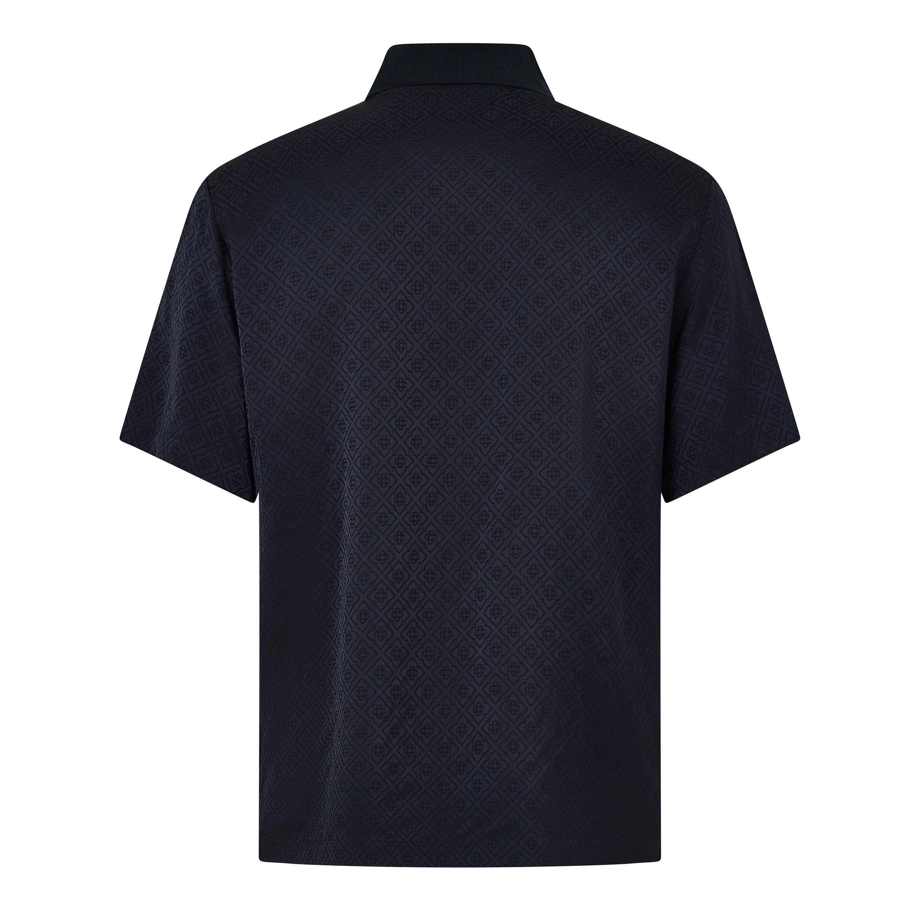 Dark Navy - Casablanca - Casa Silk Mono Polo Sn63 - 2