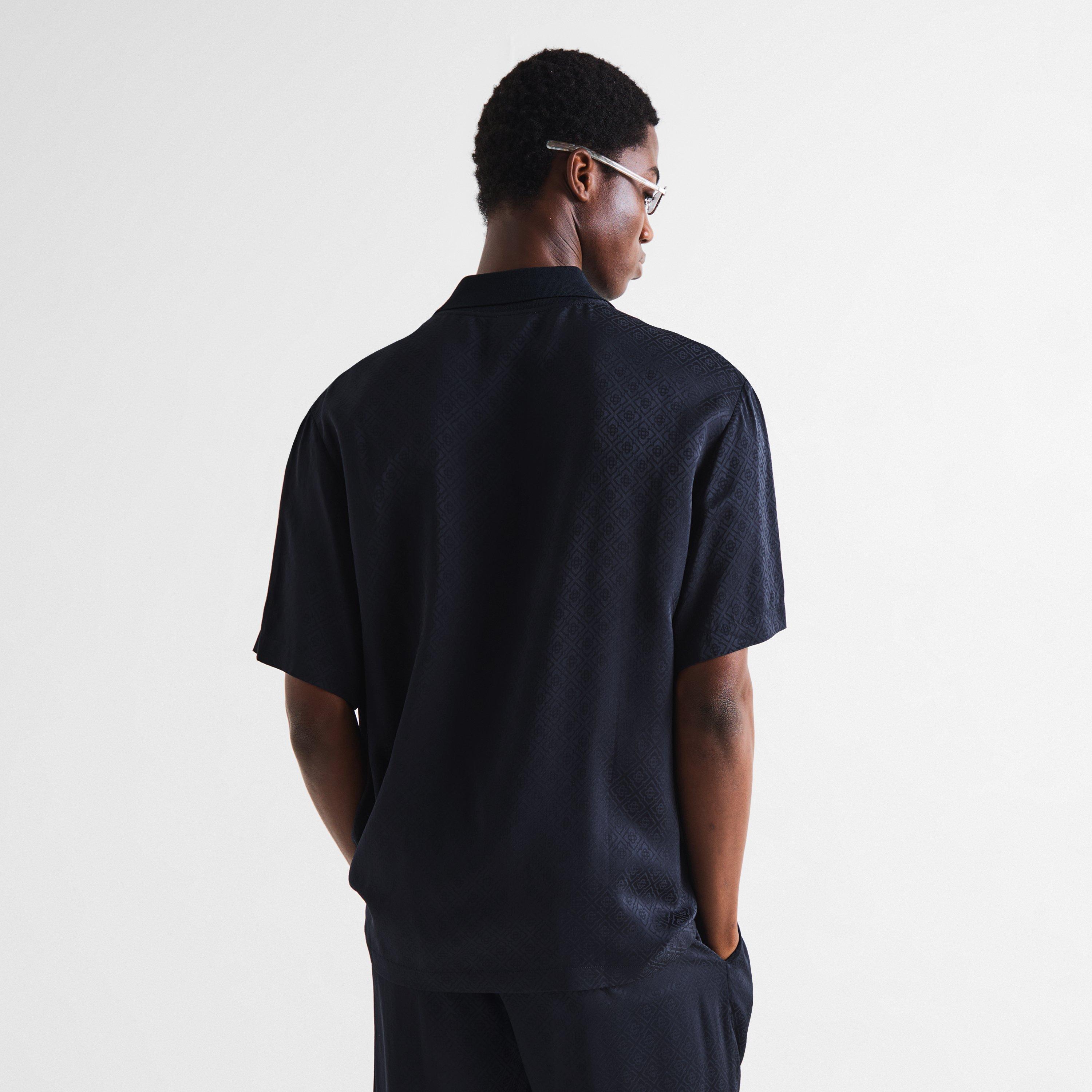 Dark Navy - Casablanca - Casa Silk Mono Polo Sn63 - 4