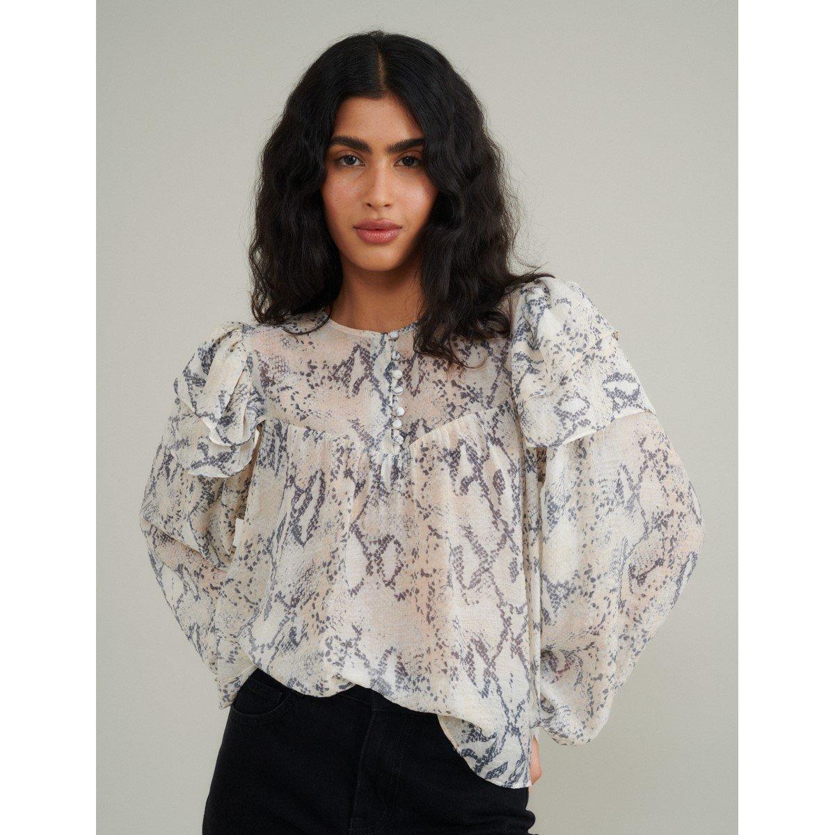 Bijela - Nobodys Child - Tilda Snake Top Ld99 - 1