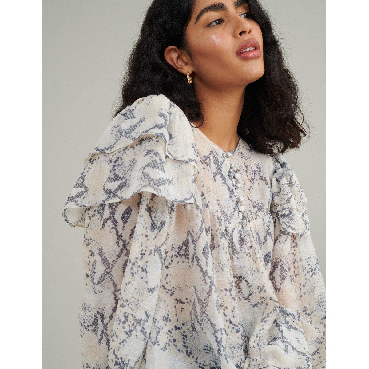 Bijela - Nobodys Child - Tilda Snake Top Ld99 - 3