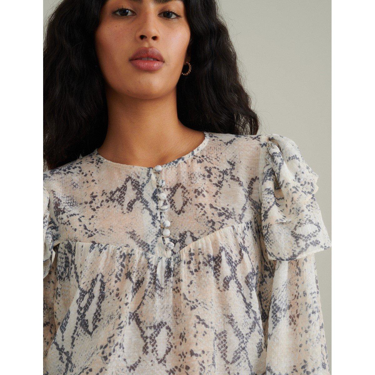 Bijela - Nobodys Child - Tilda Snake Top Ld99 - 4