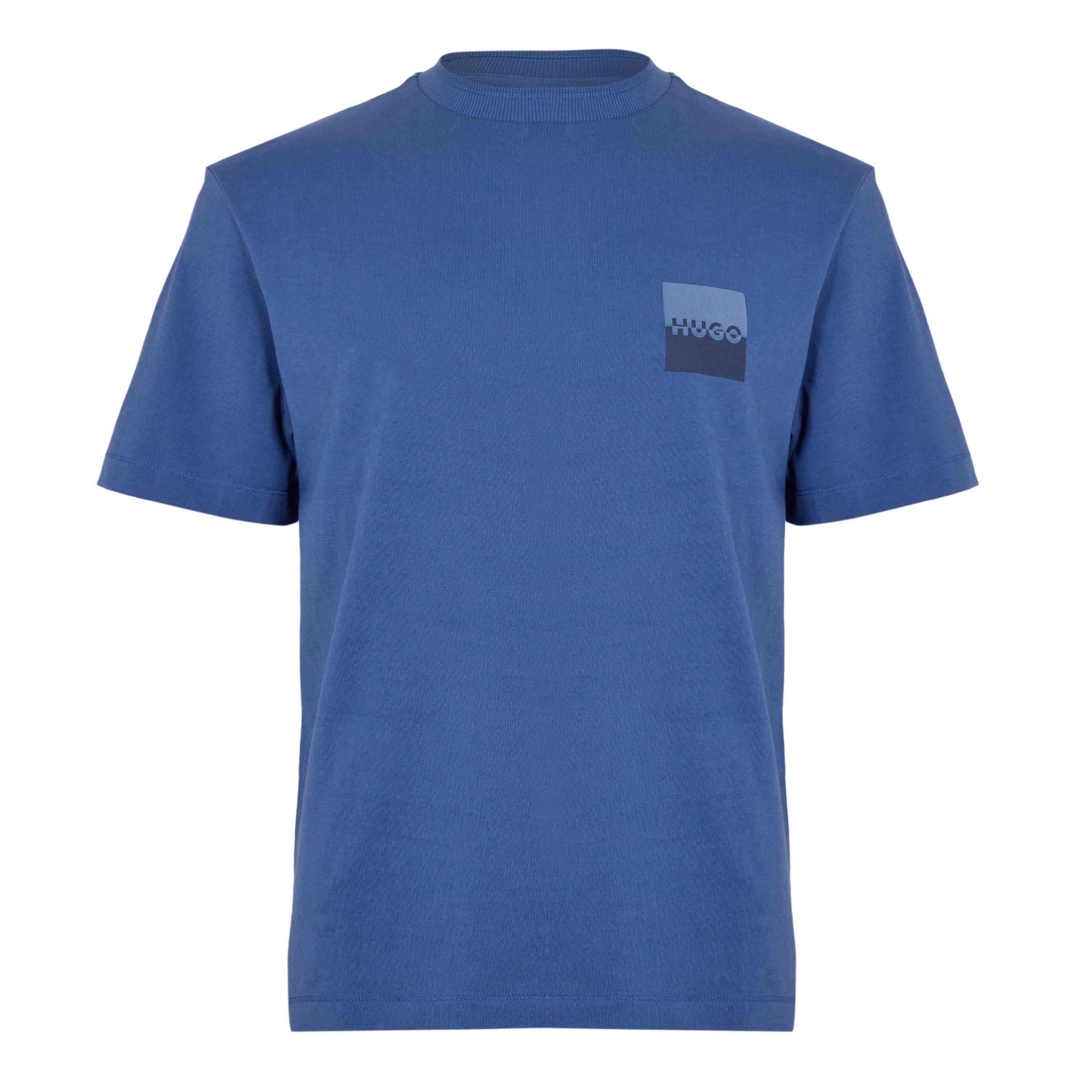Medium Blue - Hugo - Men's Dusplito Short Sleeve Polo Shirt - 1