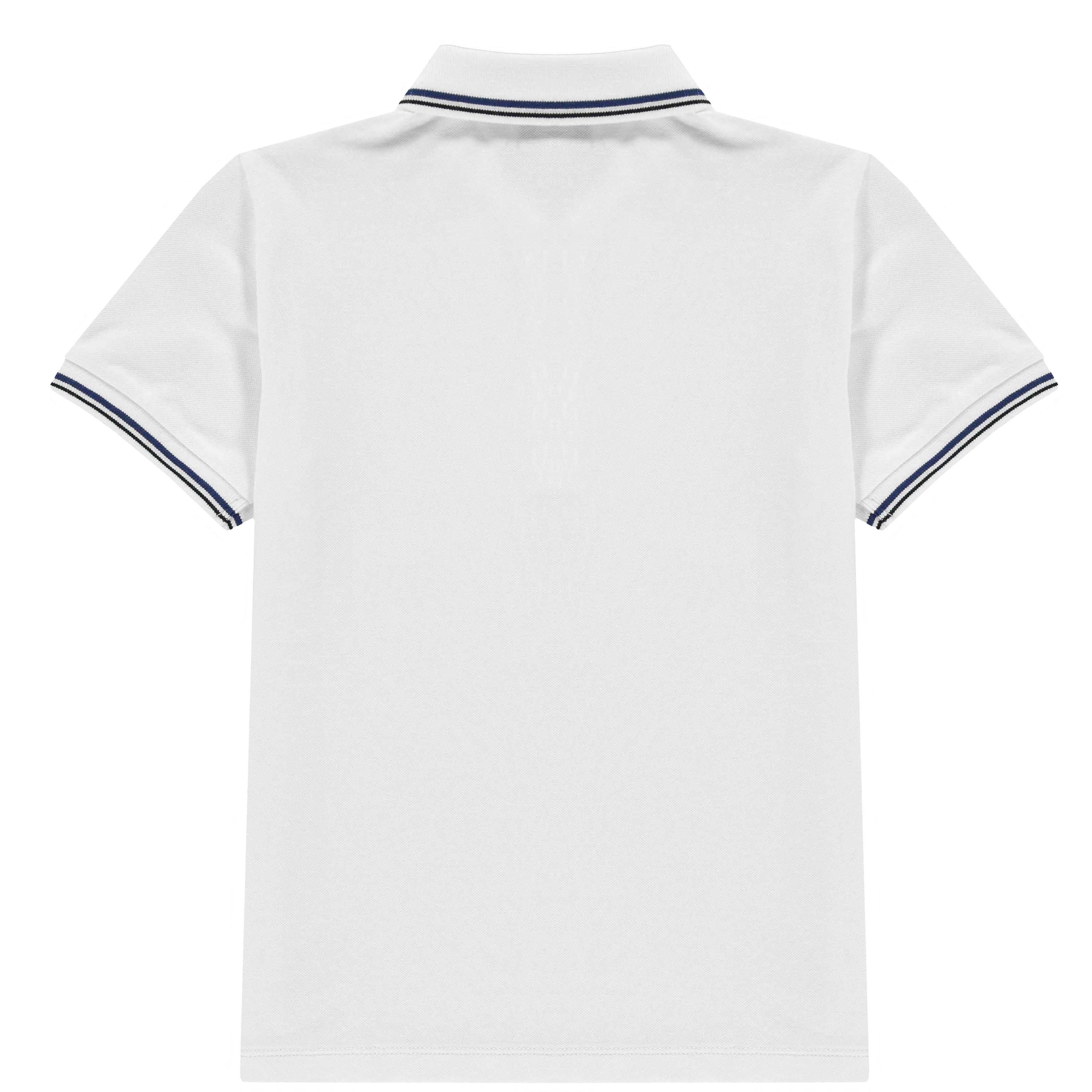 White 0100 - Emporio Armani - Juniors Polo T-Shirt - 2