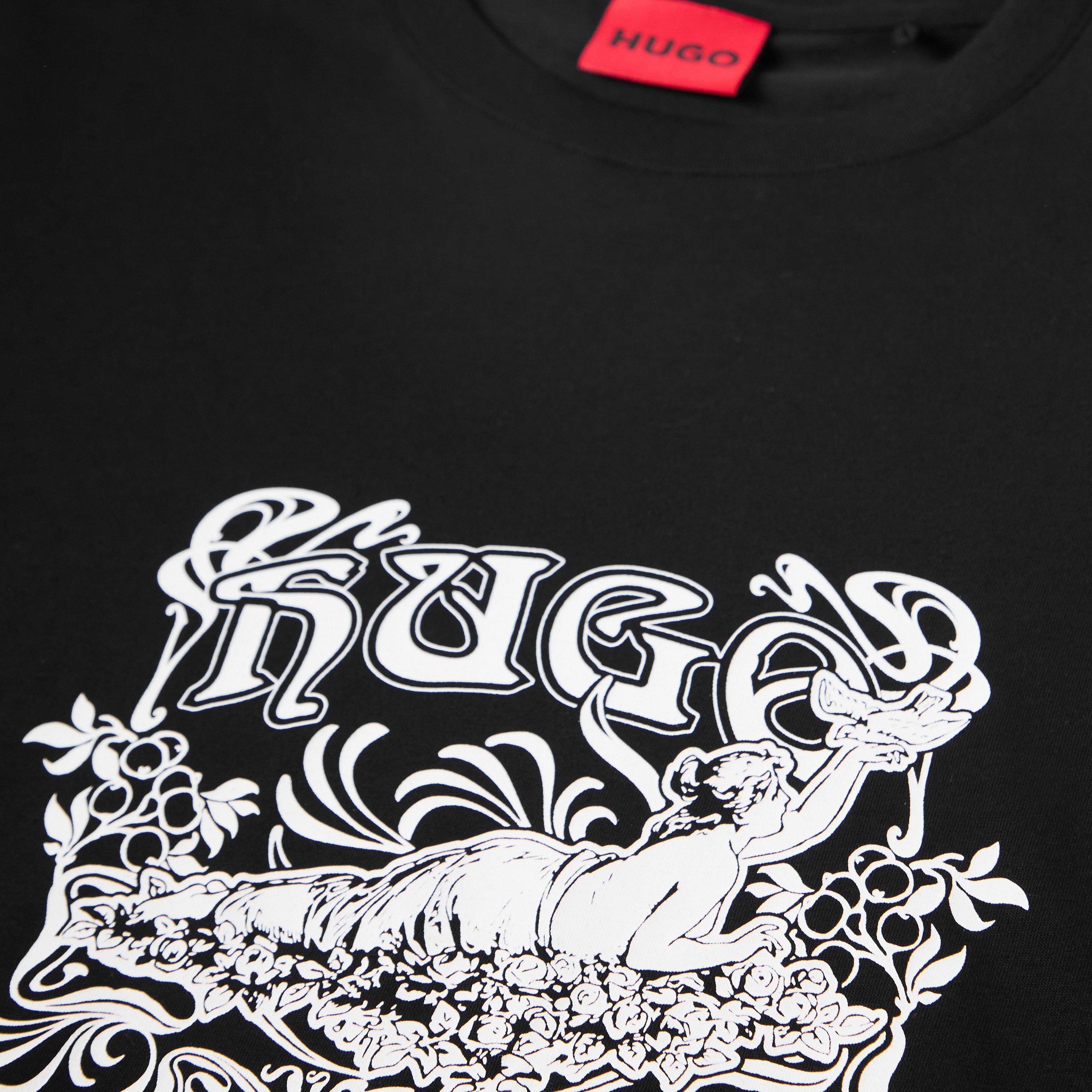 Black - Hugo - Men's Diwom Short Sleeve Polo Shirt - 3