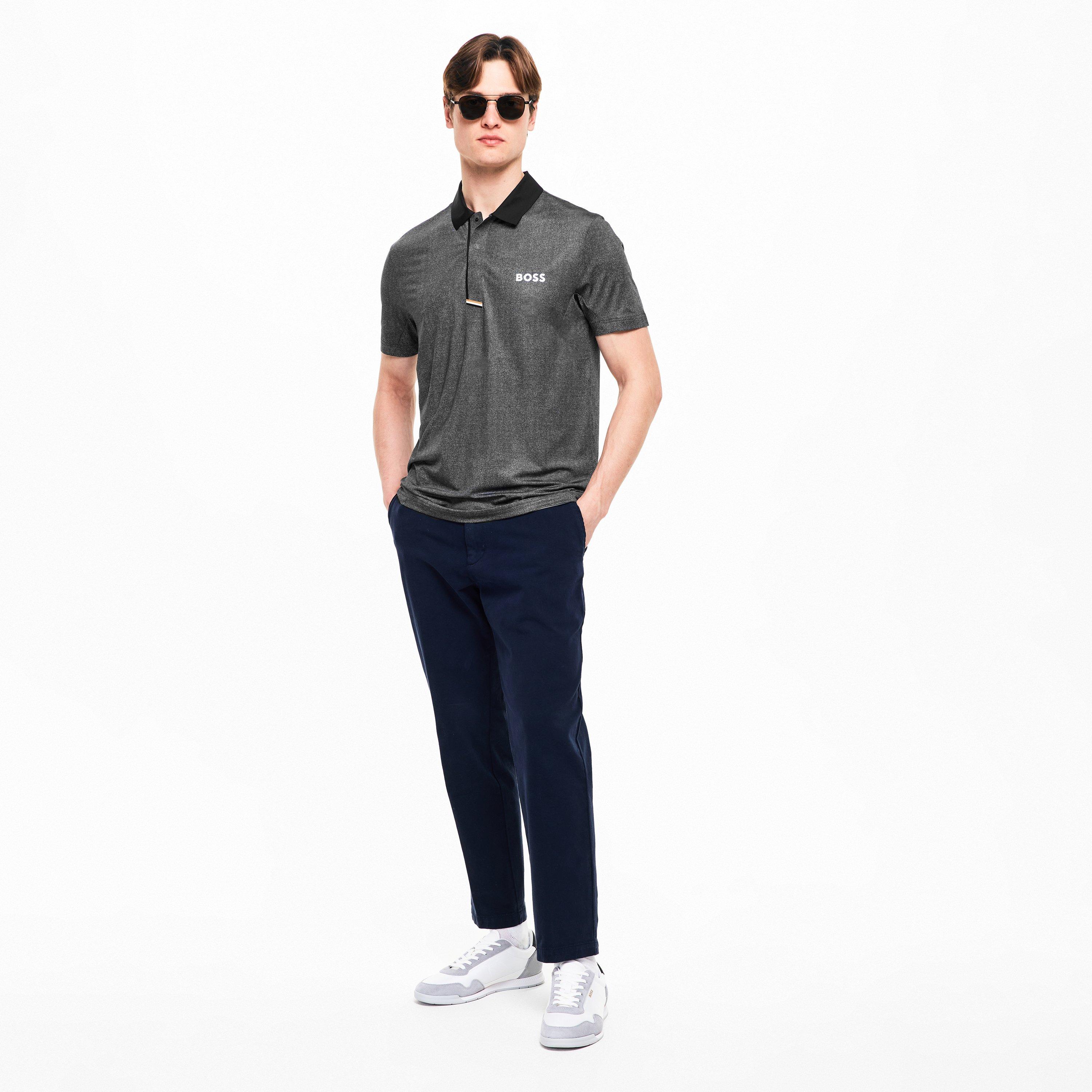 Black - Boss - Men's Paddytech Goc Polo Shirt - 6