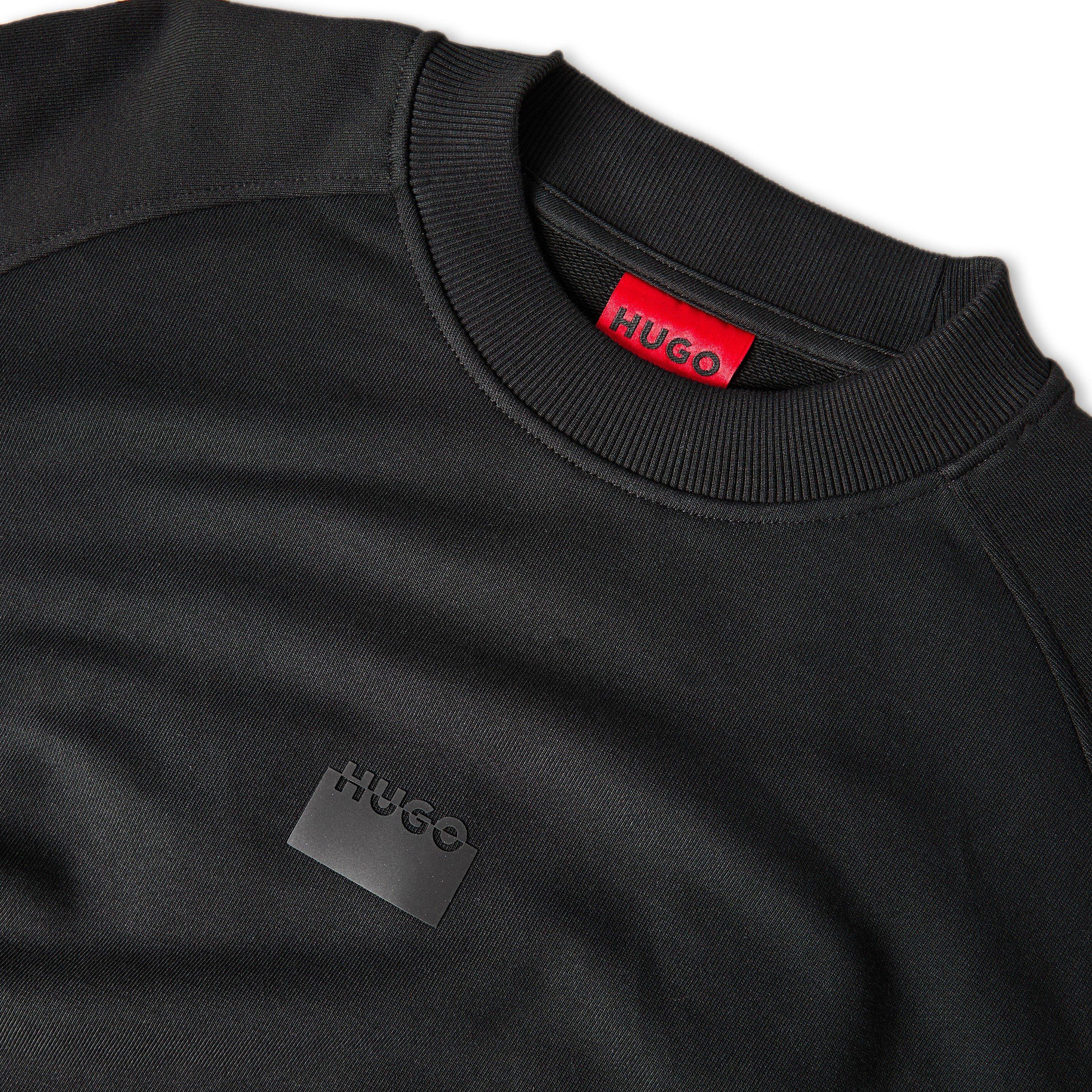 Black - Hugo - Mens Delastcrew Crew Sweater - 3