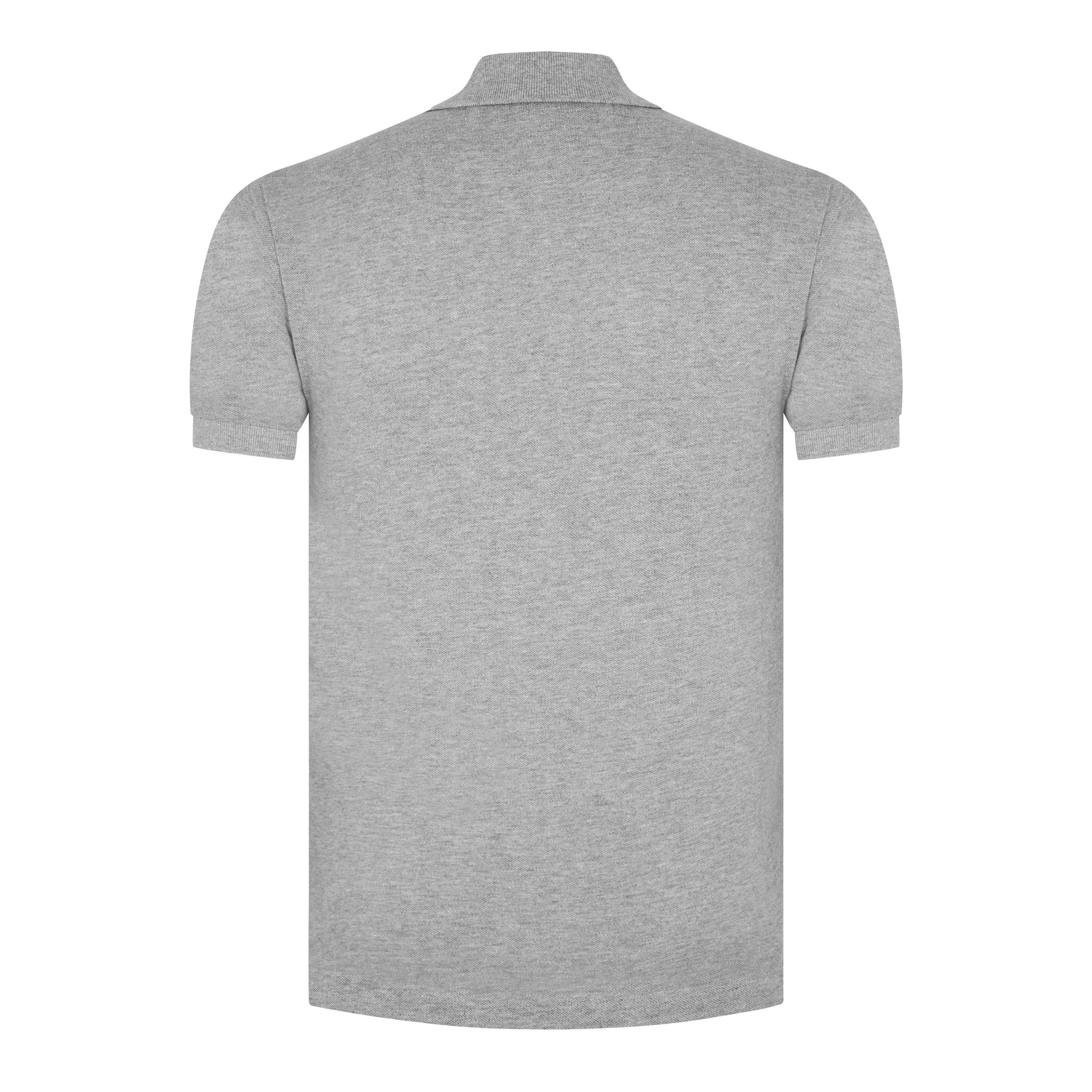 Grey 2 - Comme des Garcons PLAY - Space Heart Polo Shirt - 2