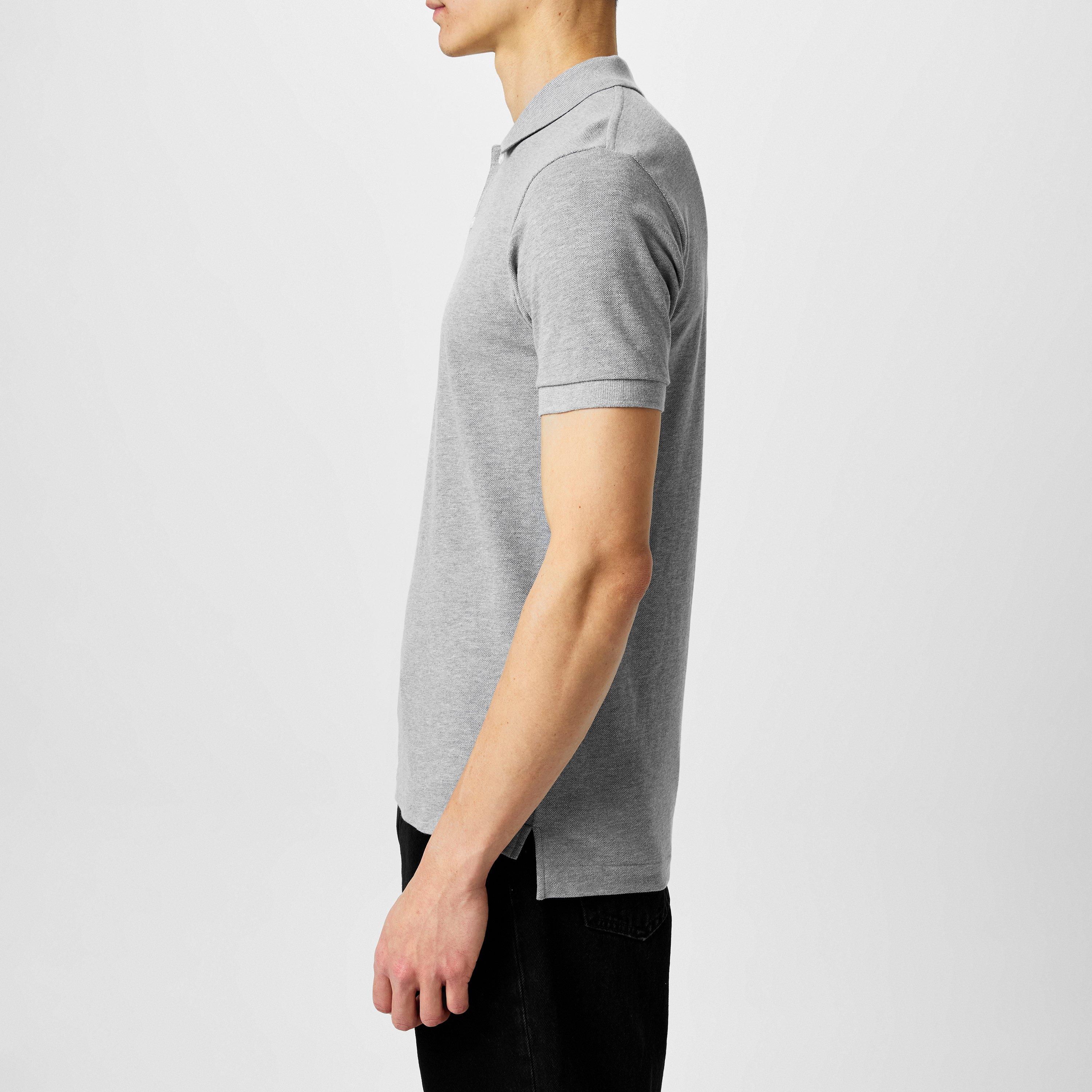 Grey 2 - Comme des Garcons PLAY - Space Heart Polo Shirt - 5