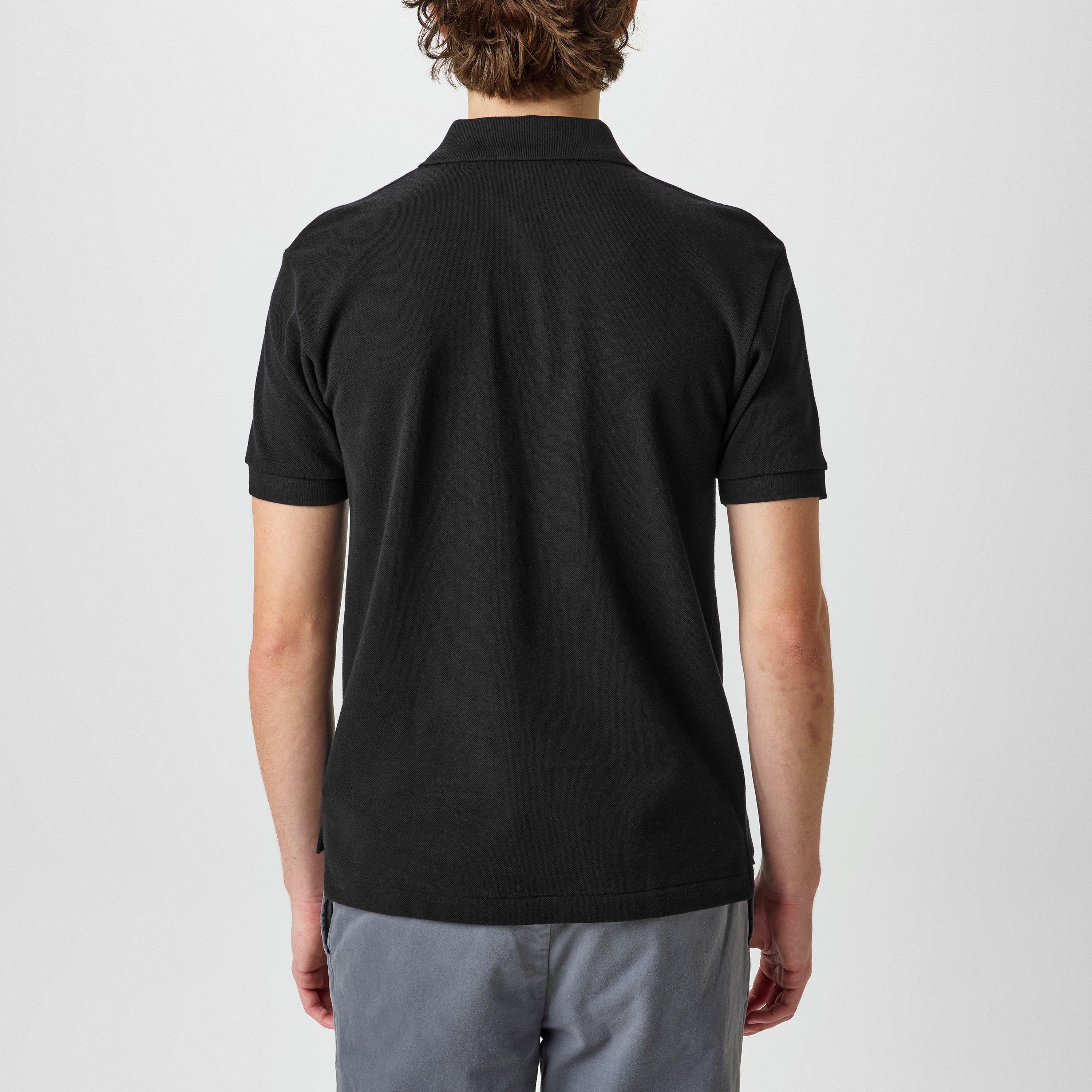 Black 1 - Comme des Garcons PLAY - Space Heart Polo Shirt - 4