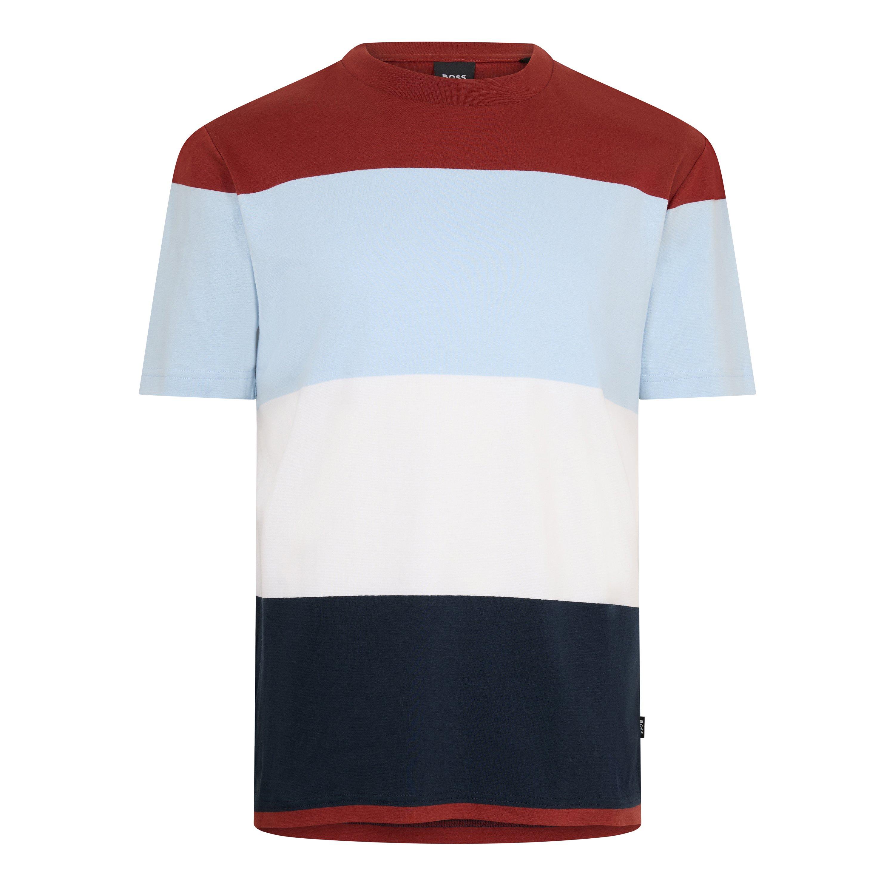 Dark Blue - Boss - Men's Tiburt Short Sleeve T-Shirt - 1