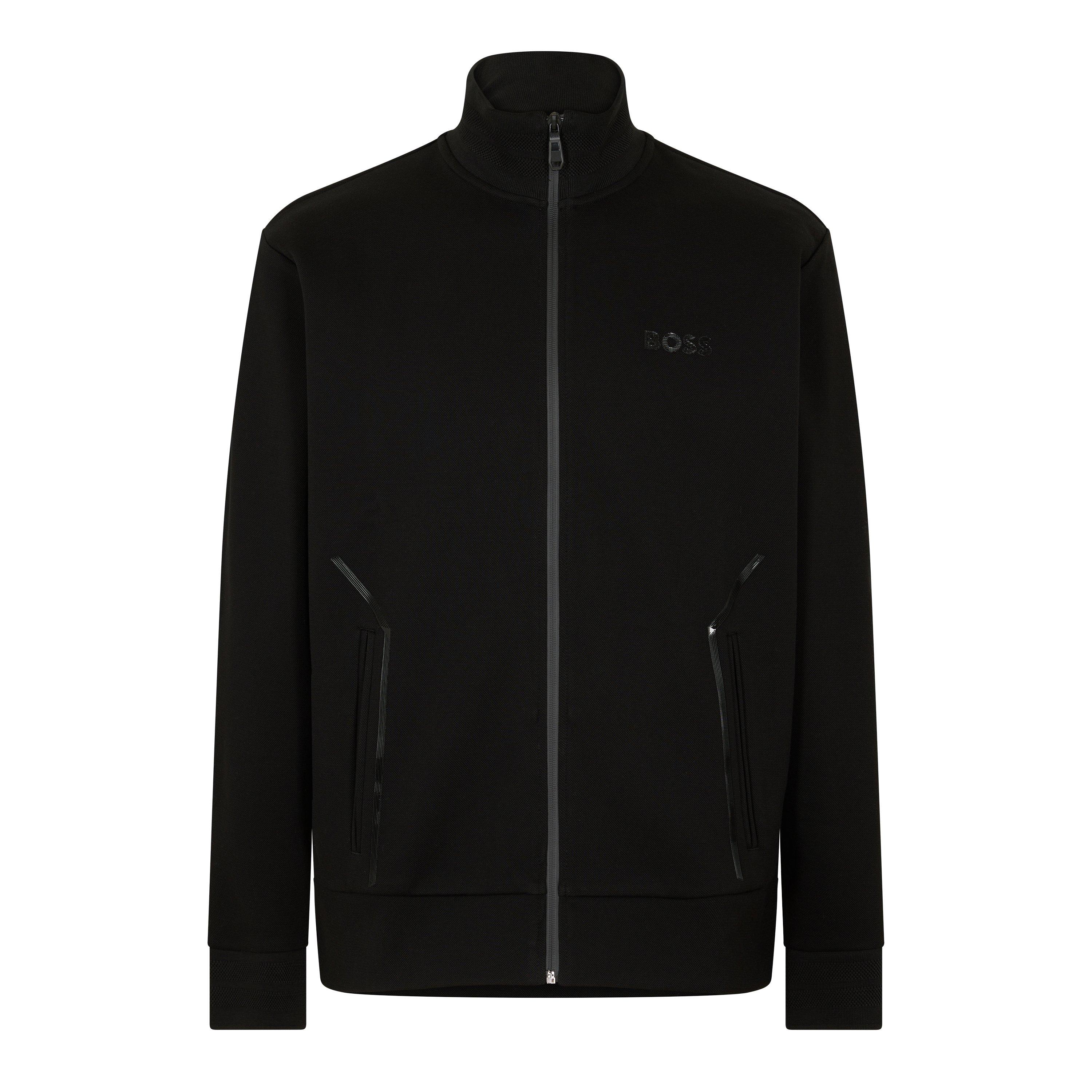 Black - Boss - Skaz Mirror 10266046 01 Hoody Mens - 1