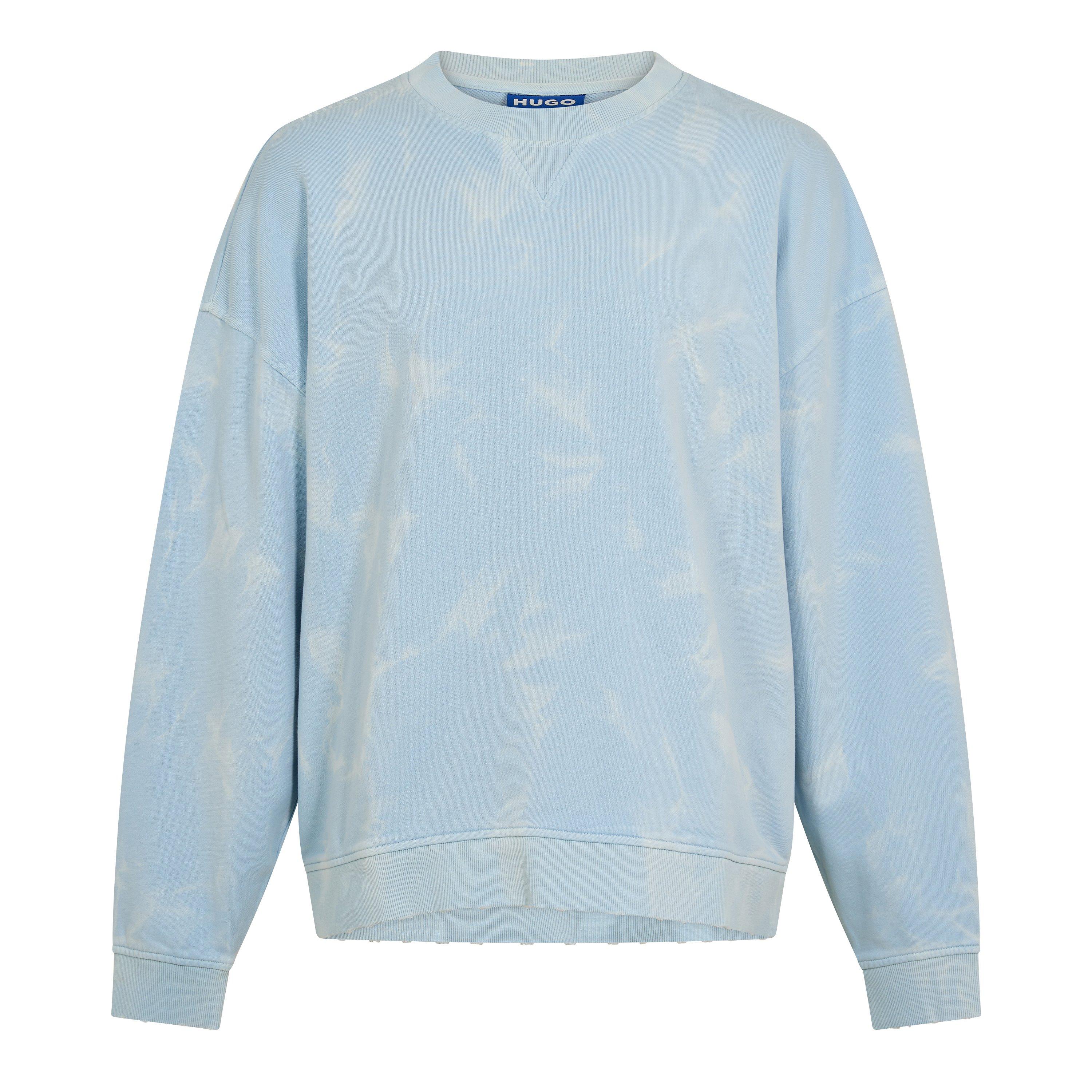 Hugo Men's Nustroyos Short Sleeve Crew Sweatshirt - Open Blue - S