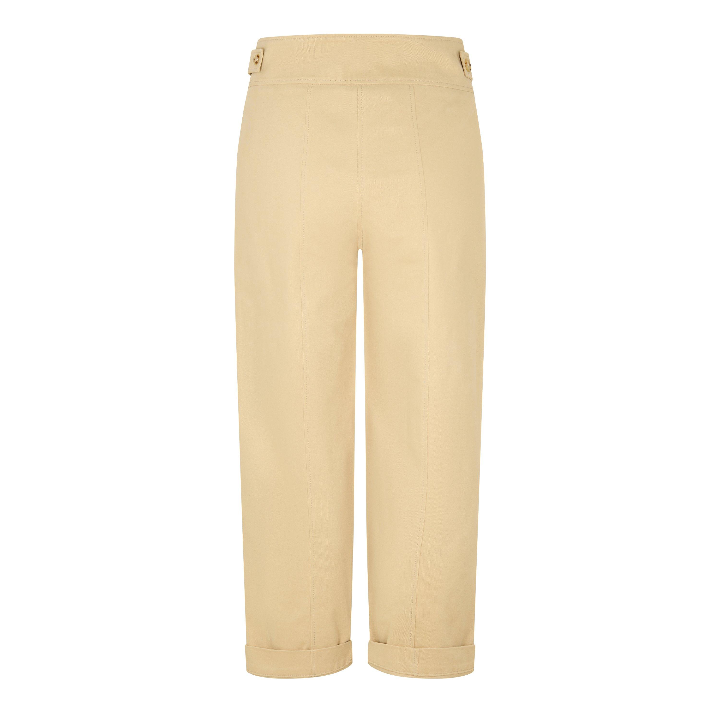 Medium Beige - Boss - Takane2-W 10269210 01 Straight Leg Trousers Womens - 2