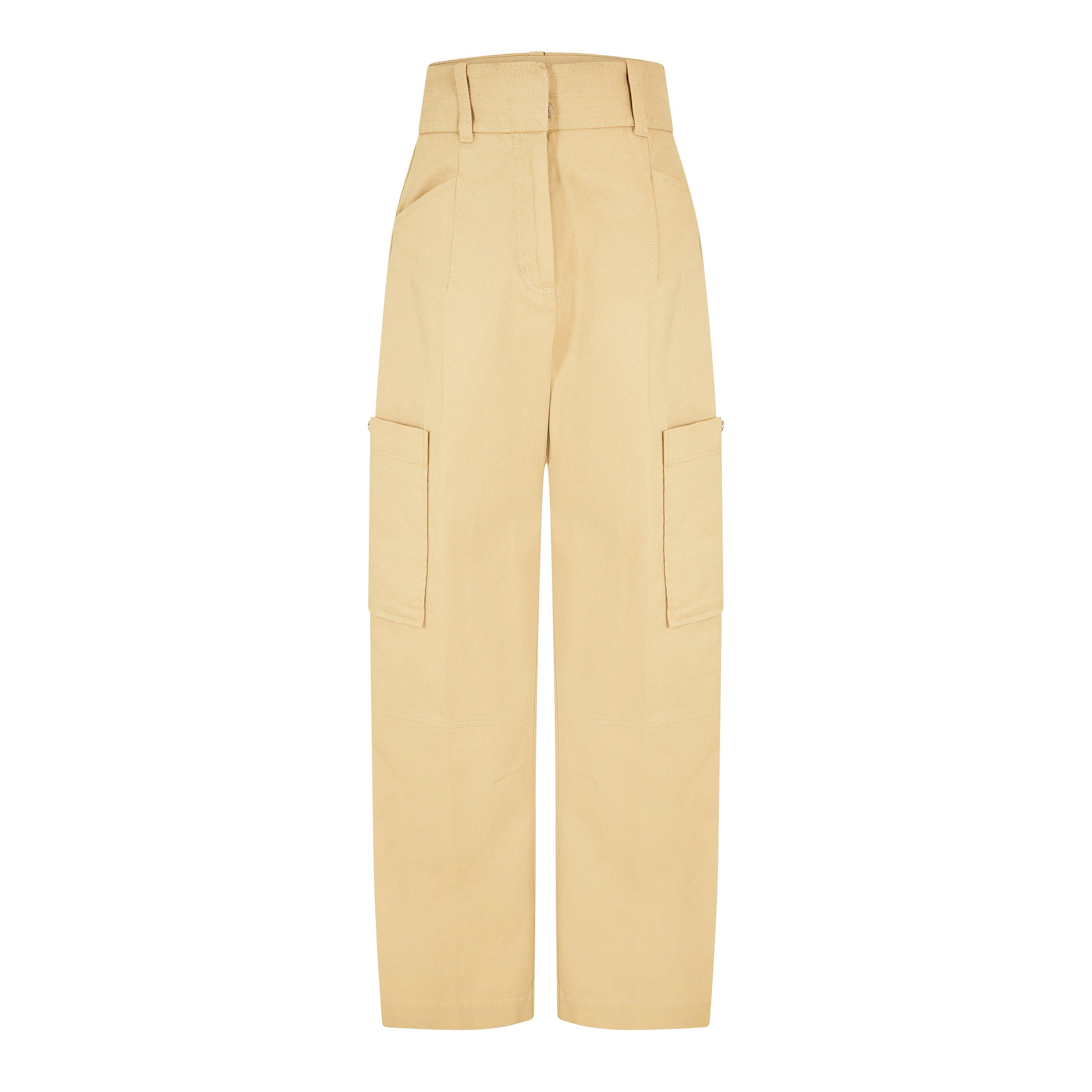 Medium Beige - Boss - Telara-W 10270434 01 Straight Leg Trousers Womens - 1