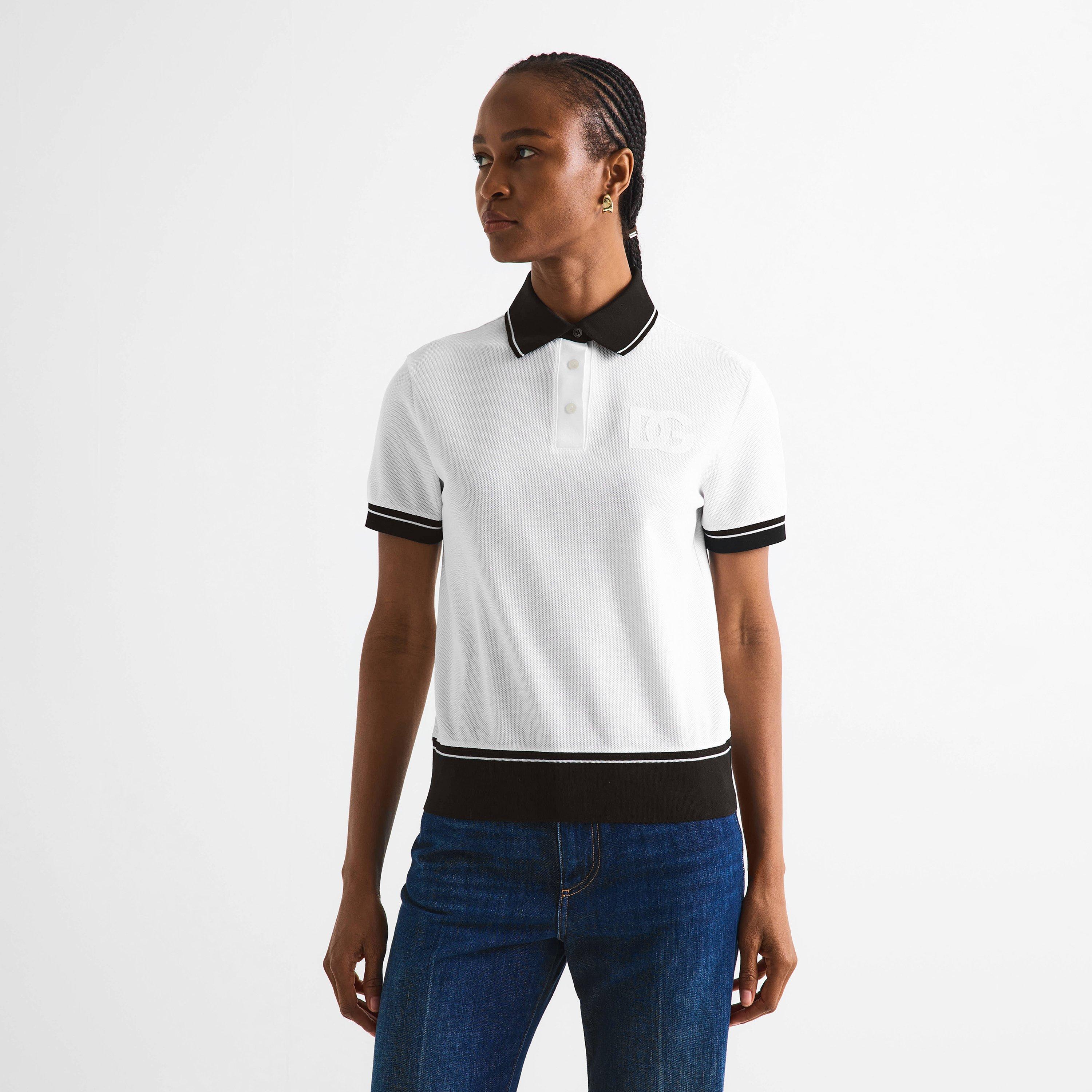 Bianco Ottico - Dolce and Gabbana - DG Polo Shirt Ld61 - 3