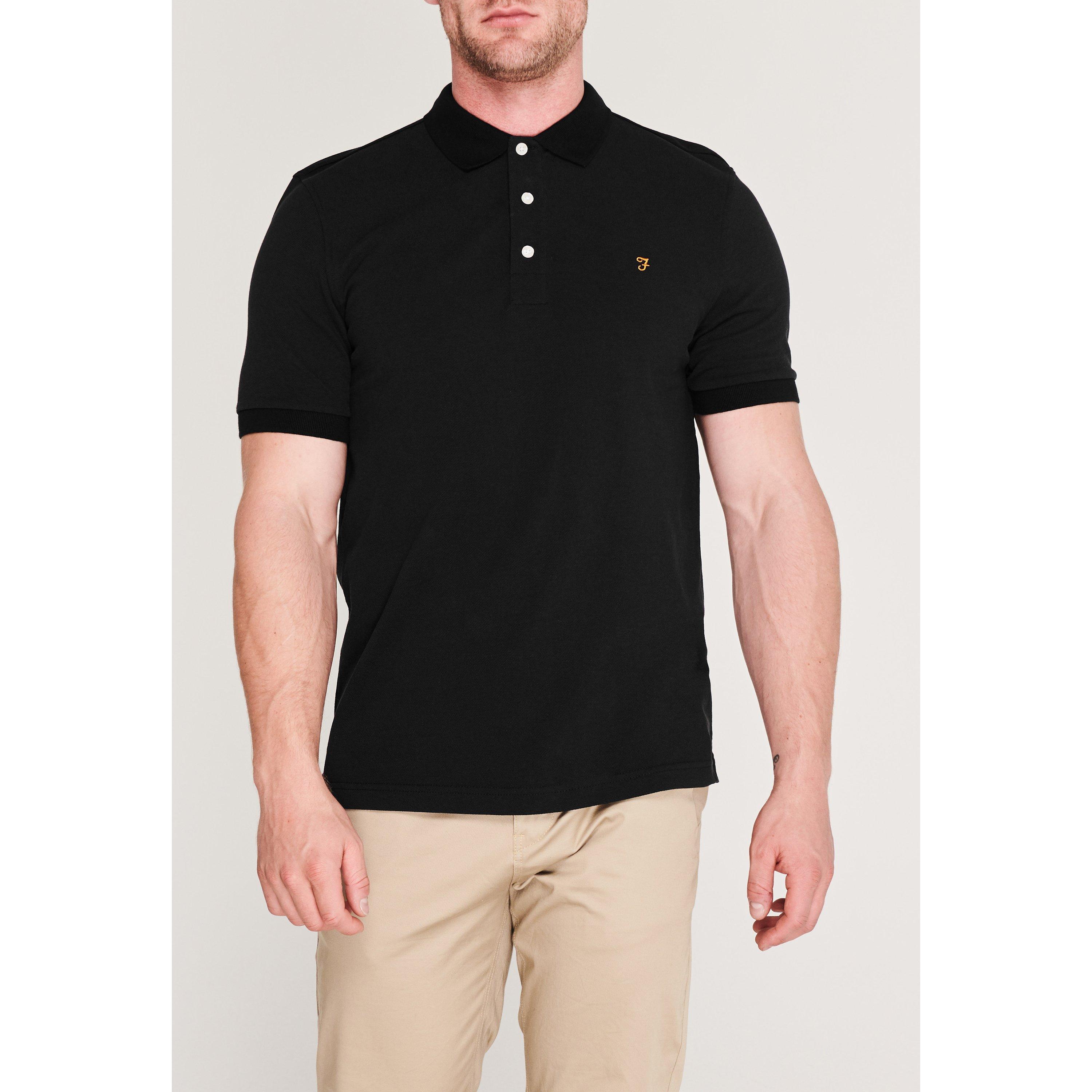 Schwarz 010 - Farah - Short Sleeve Polo Shirt - 3