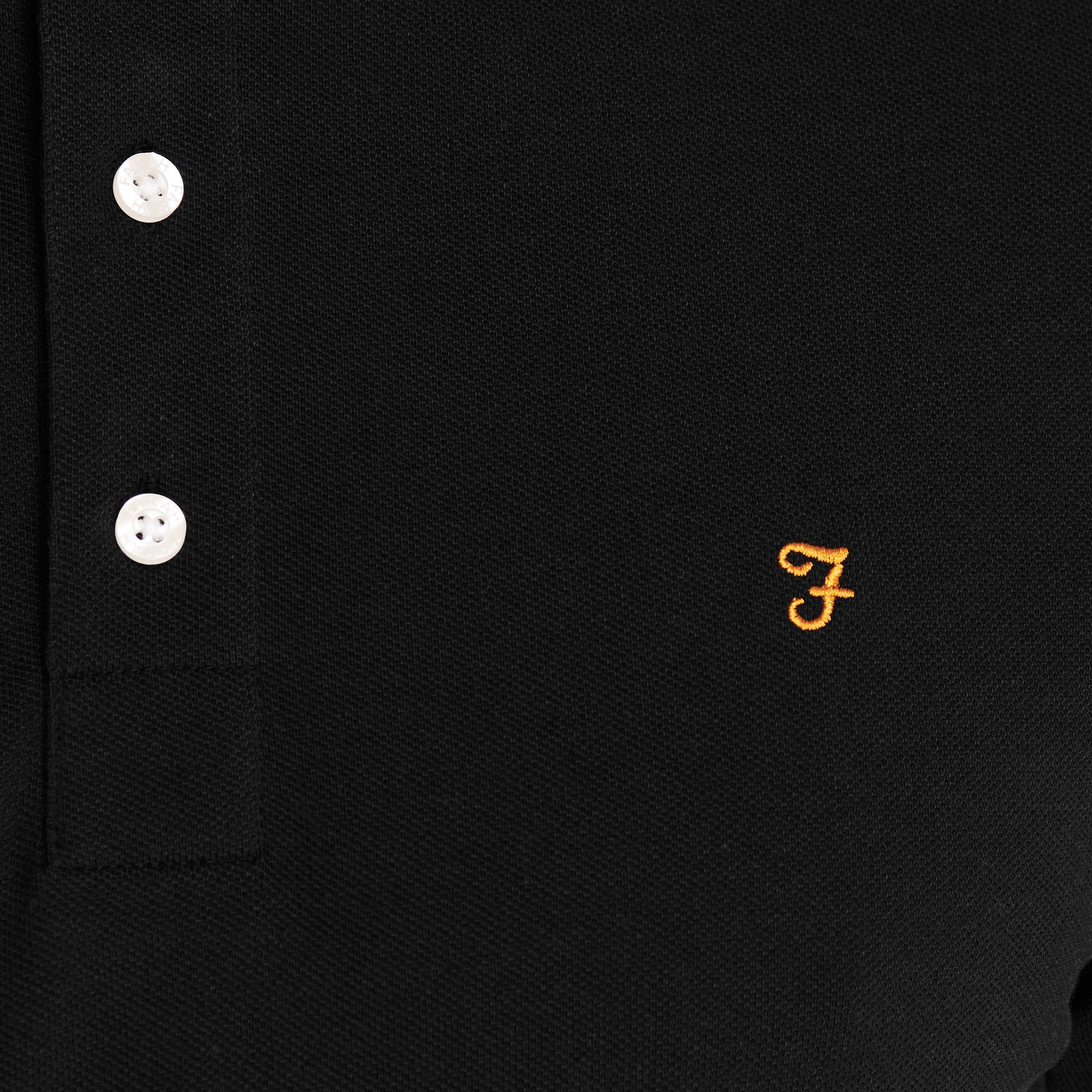 Schwarz 010 - Farah - Short Sleeve Polo Shirt - 5
