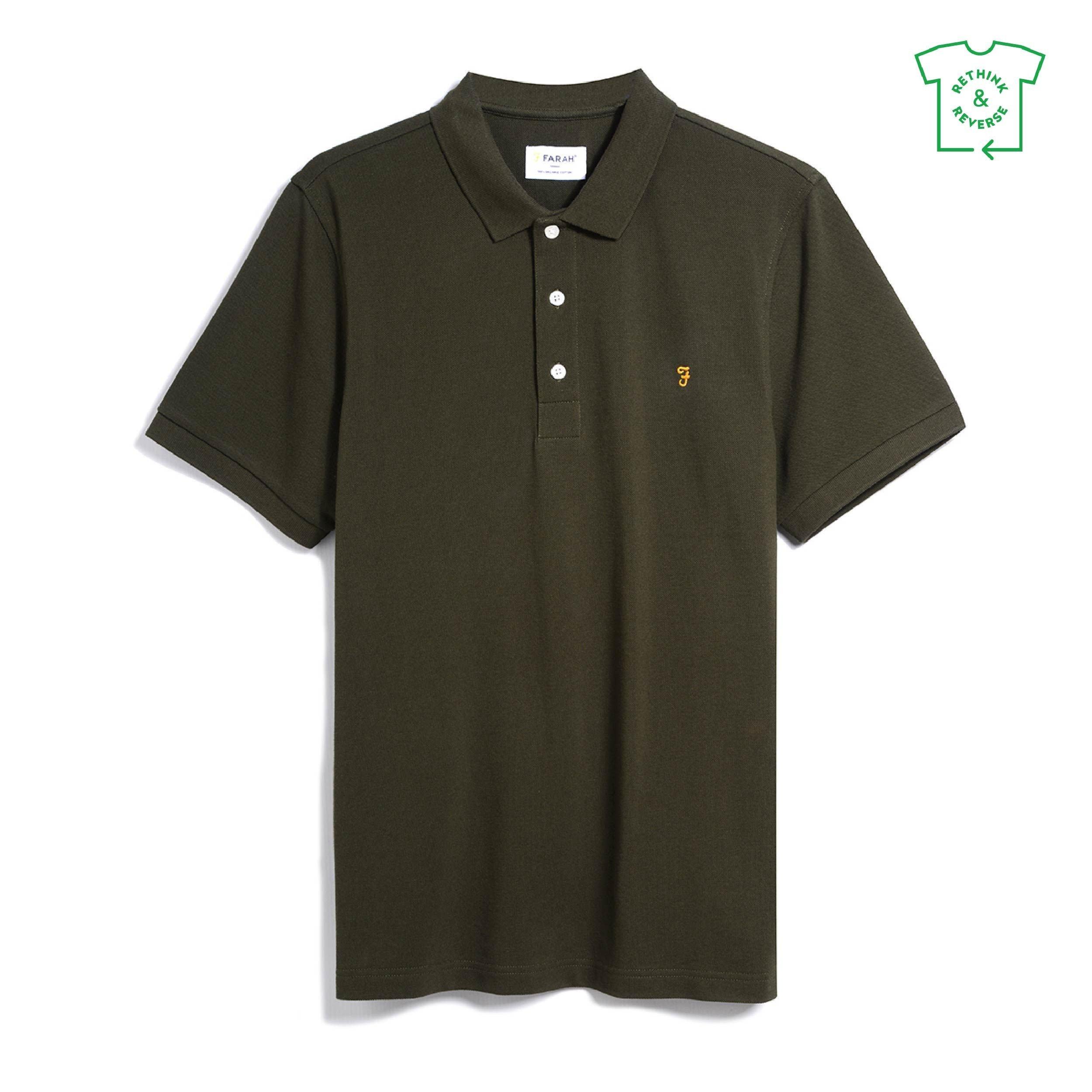Farah Men's Evergreen 357 Short Sleeve Polo Shirt - Small