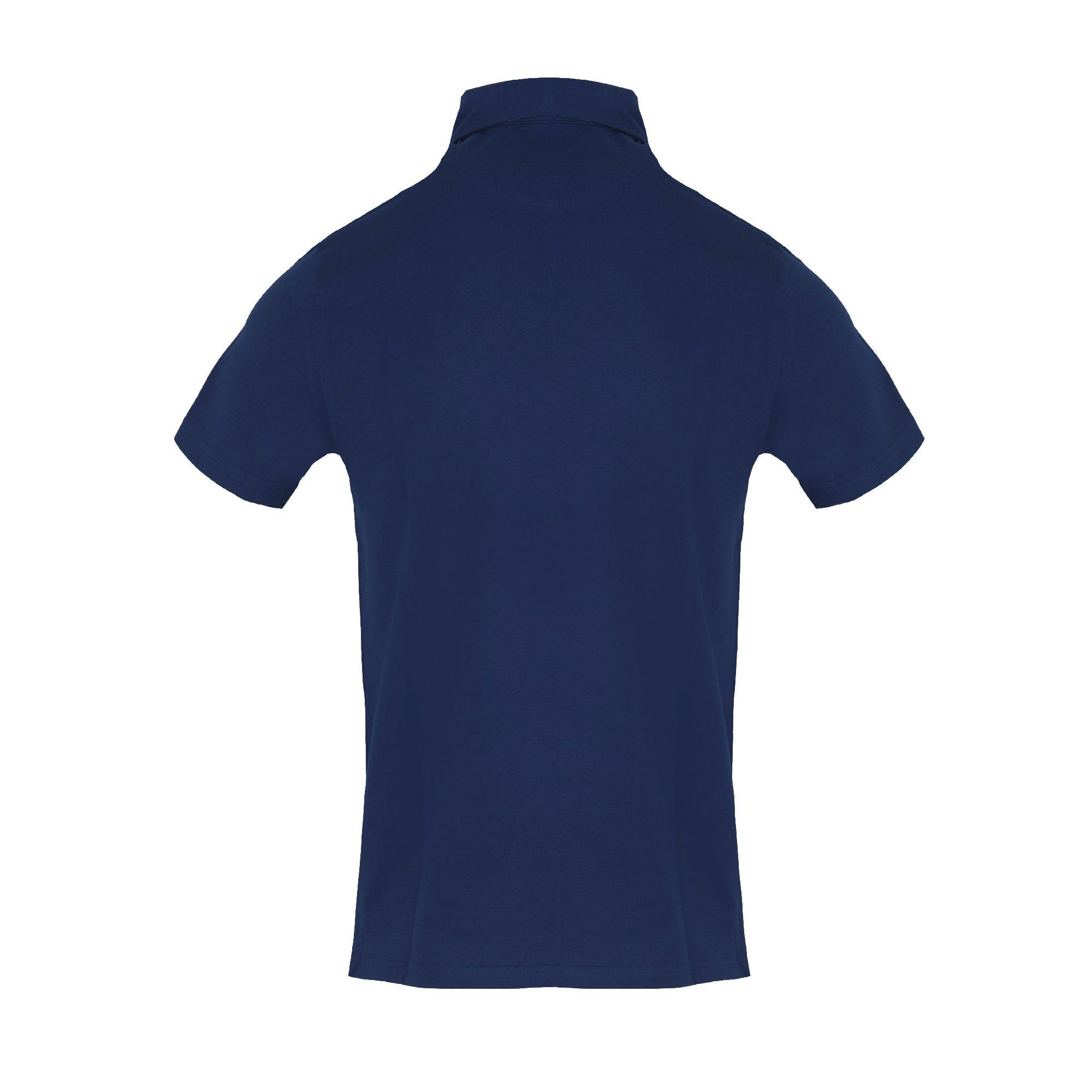  Navy - Aquascutum - Men's Polo Short Sleeve Polo Shirt - 3