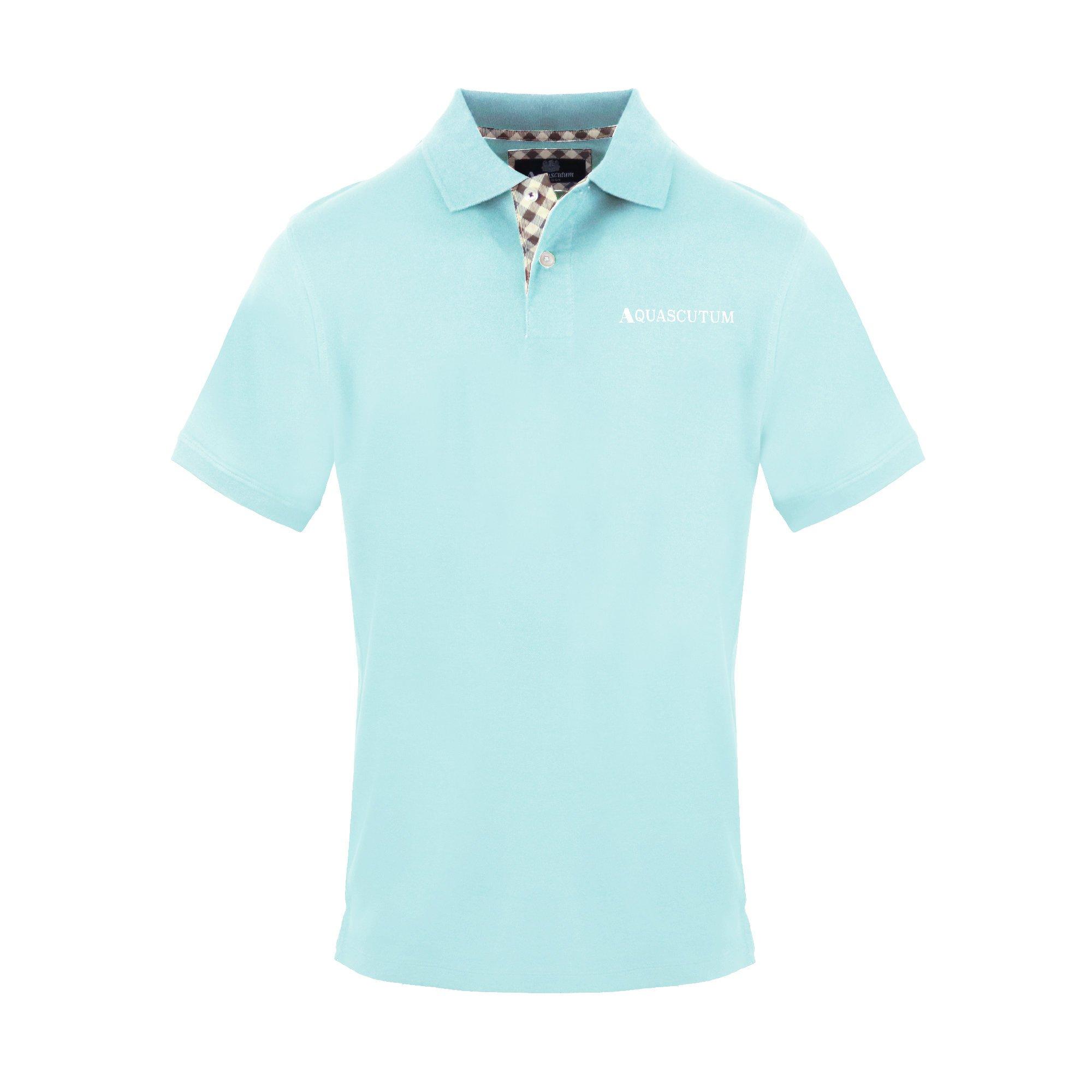 Skyblue - Aquascutum - Men's Polo Short Sleeve Polo Shirt - 1