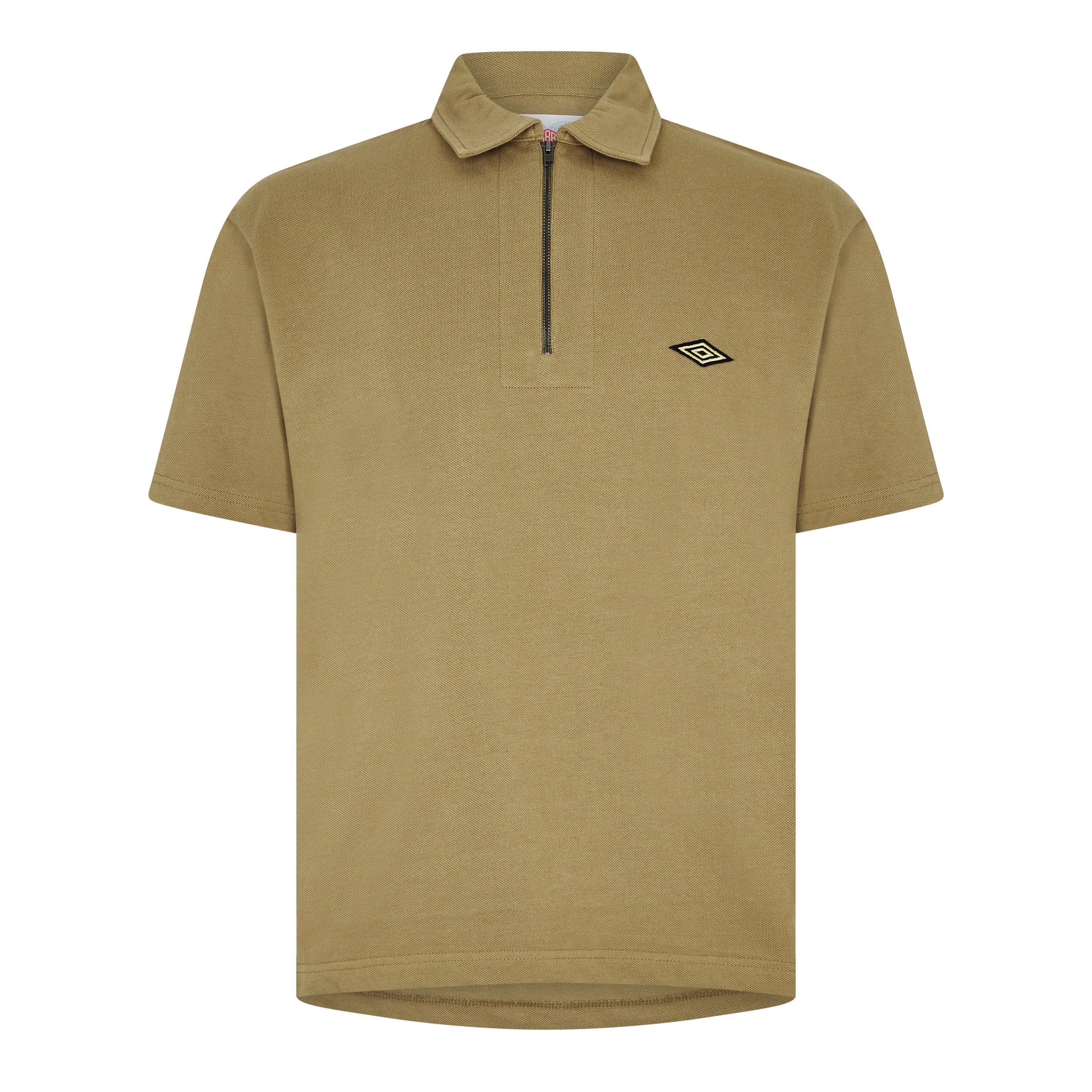 Washed Army - Umbro - Men's Nigel Cotton Short-Sleeve Polo Shirt - 1