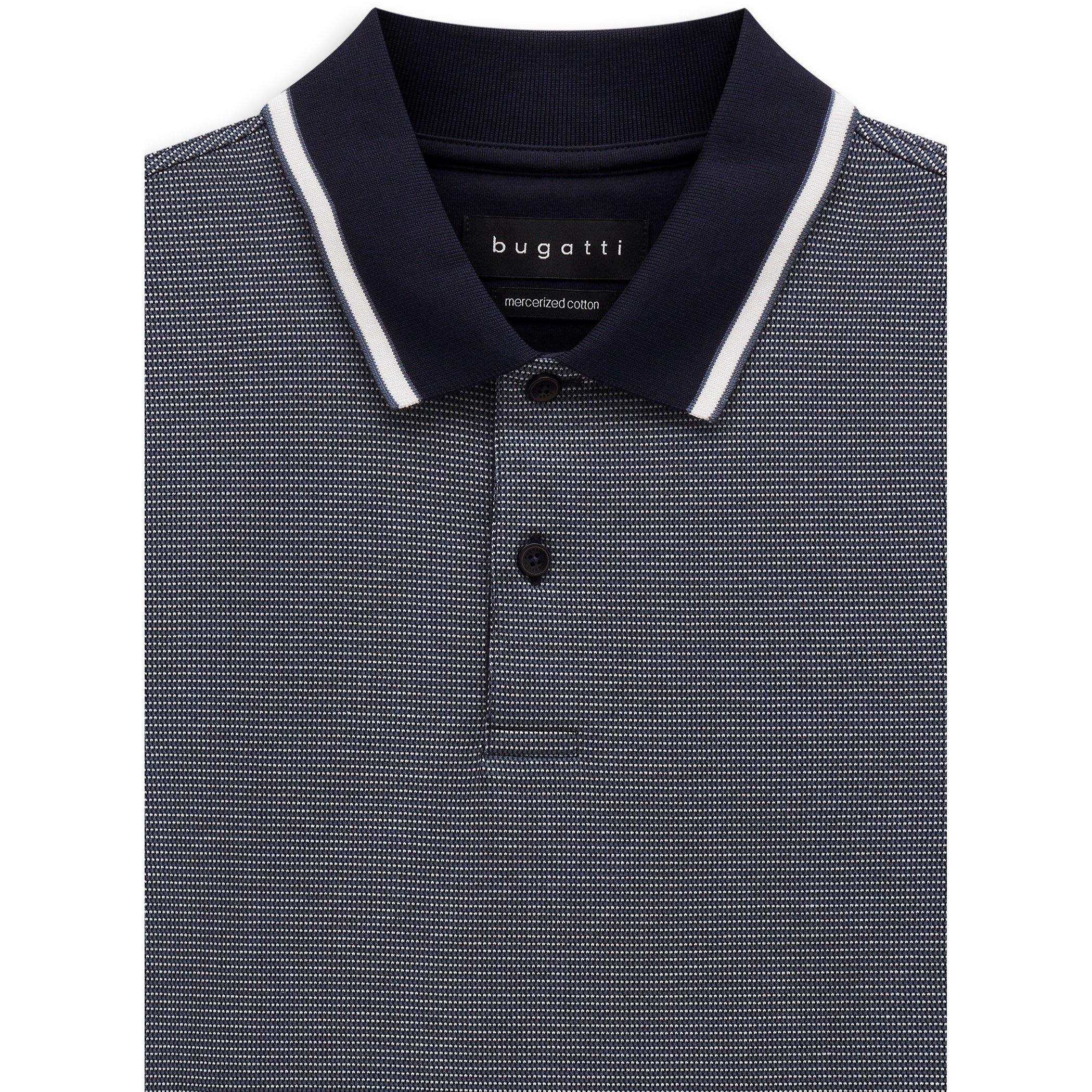 Navy - Bugatti - Bugatti Polo Shirt Sn64 - 2