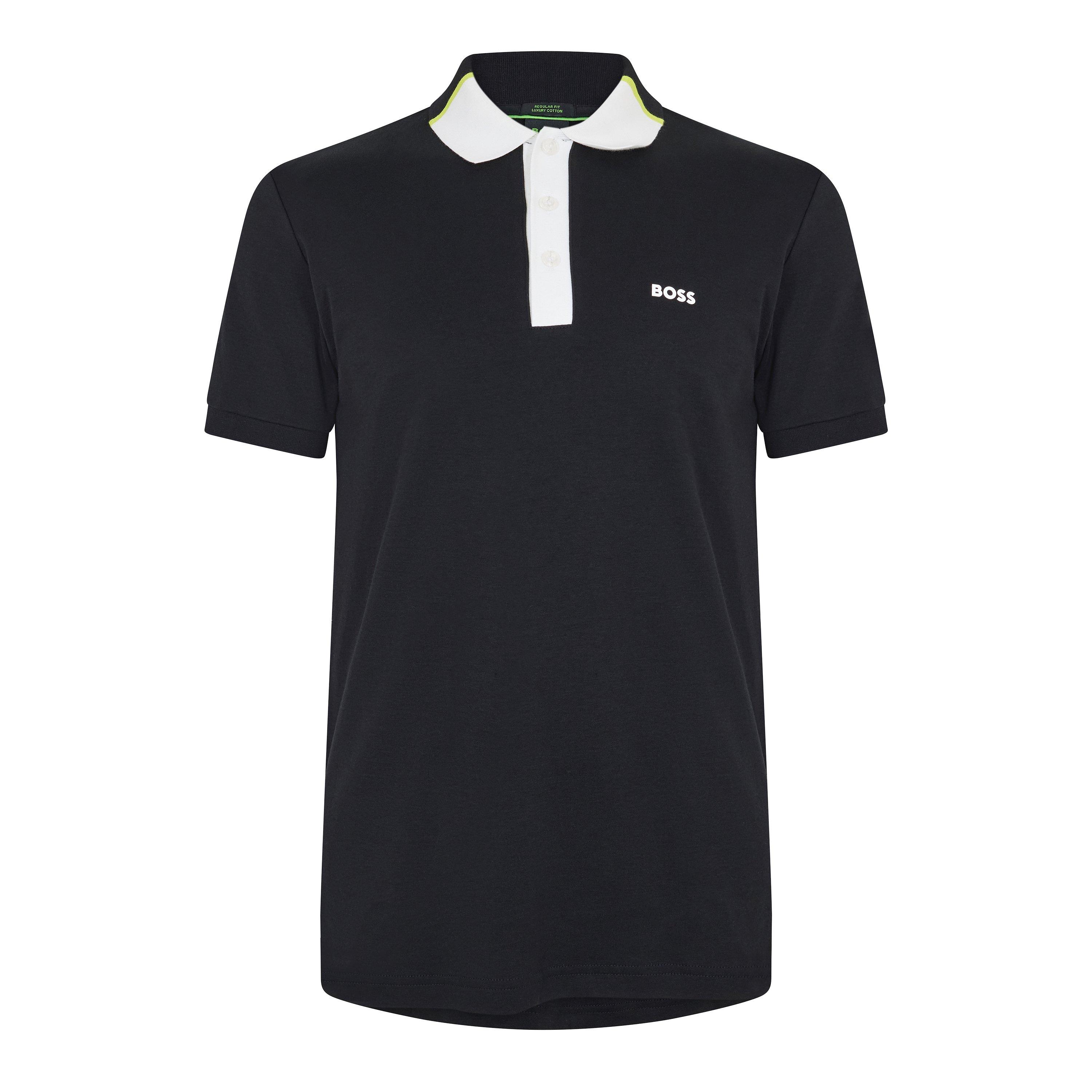 Black - Boss - Men's Paddy 3 Short Sleeve Polo Shirt - 1