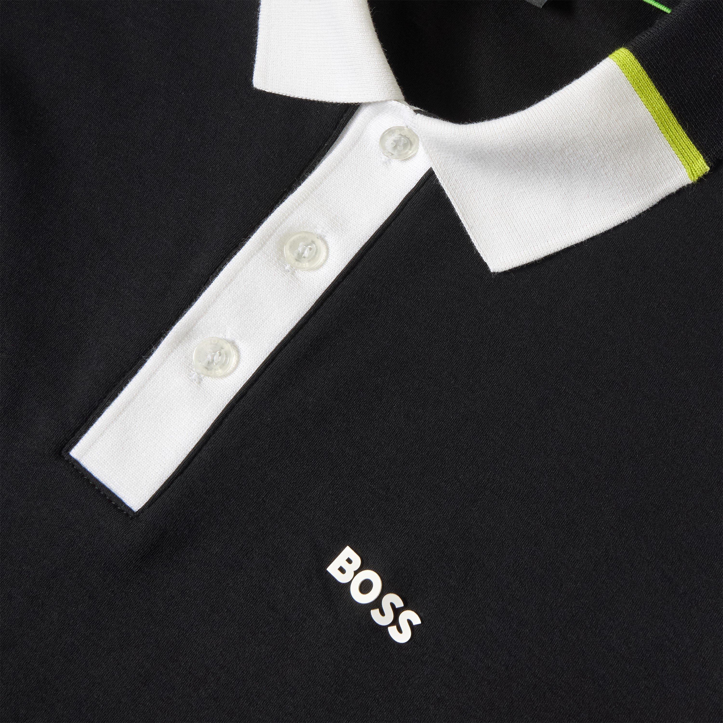 Black - Boss - Paddy 3 10242405 01 Polo Shirt Mens - 3