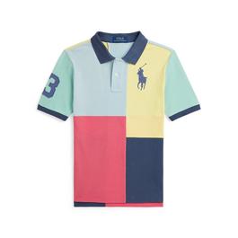 Polo Ralph Lauren Big Pony Cotton Mesh Polo Shirt Junior