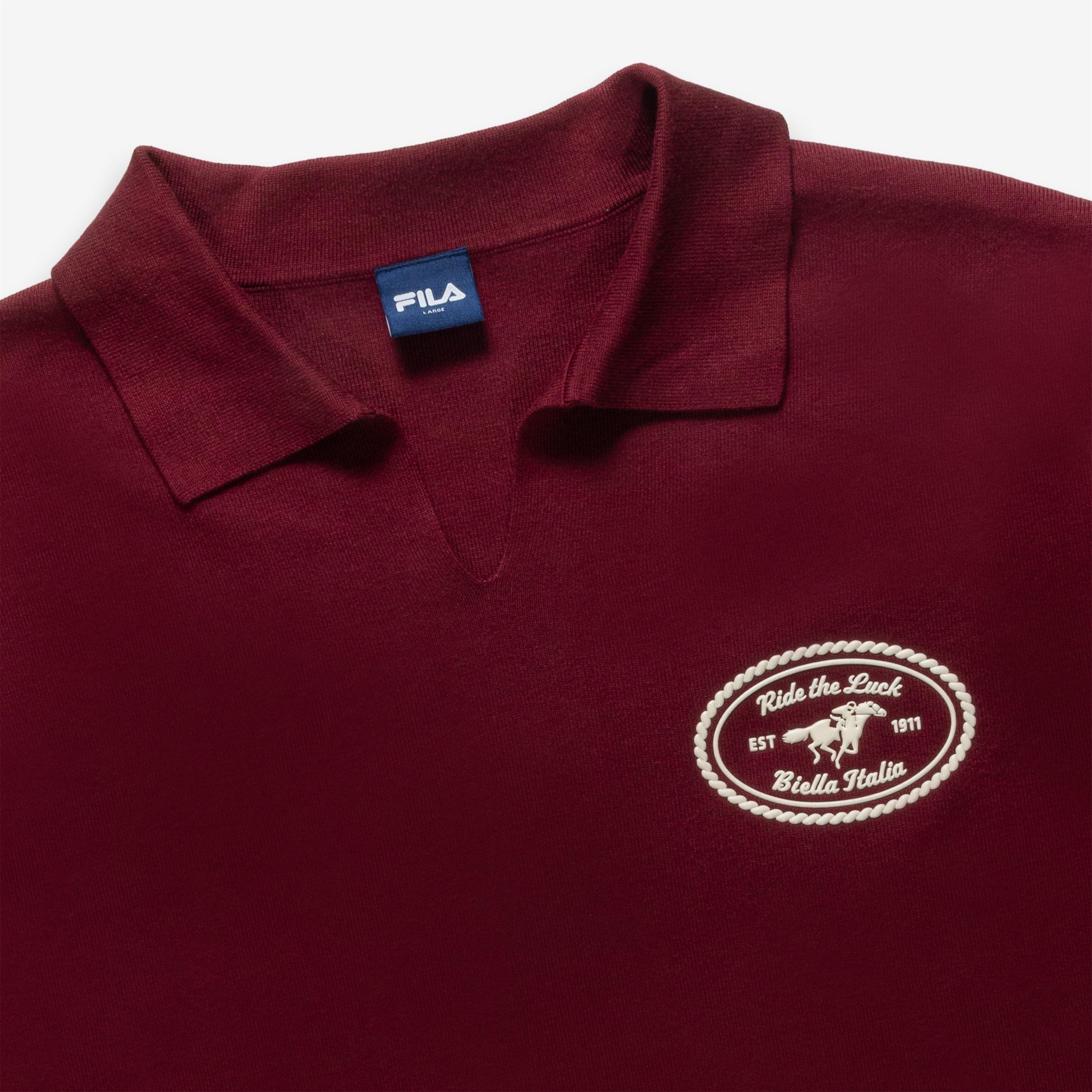 MAROON - Fila - Fila LNY Polo Tee Sn62 - 2