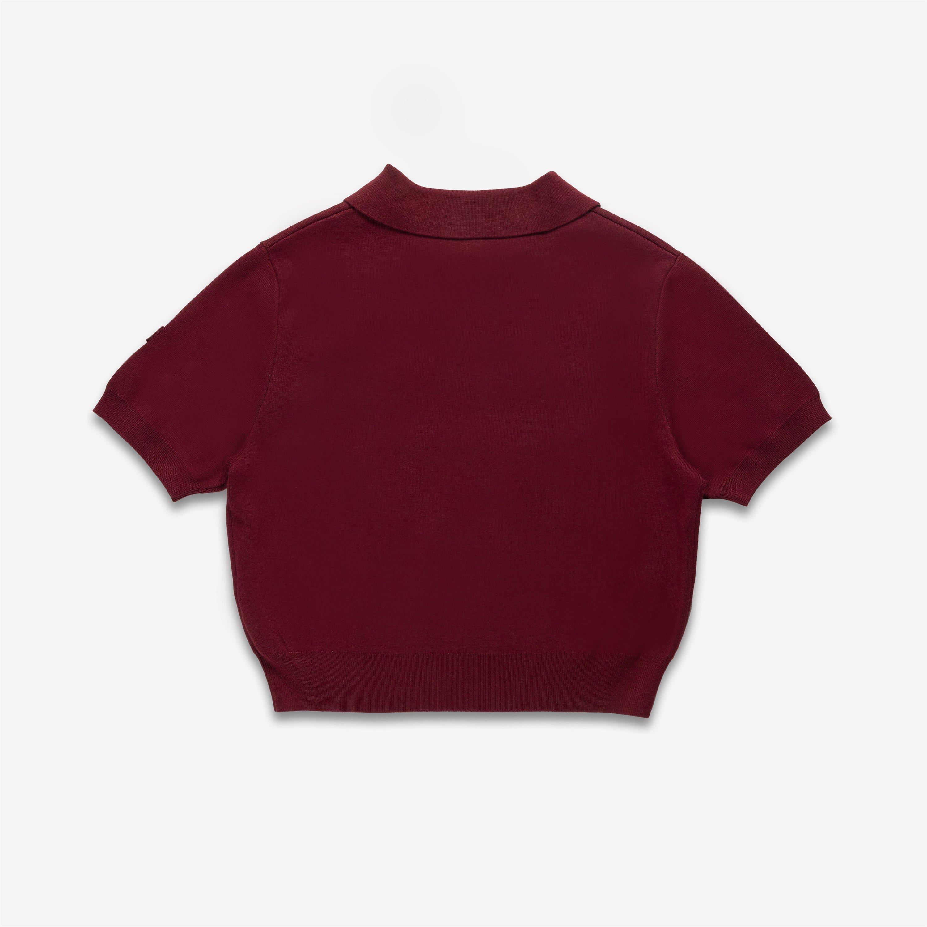 MAROON - Fila - Fila LNY Wm Polo Tee Ld62 - 3