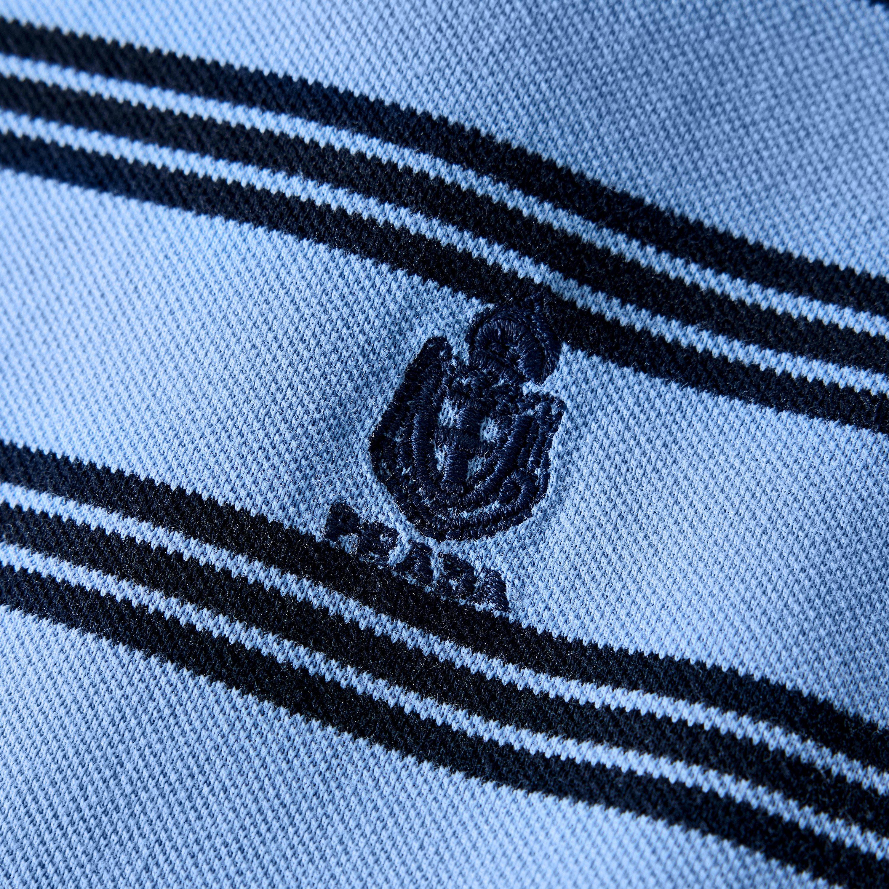 Blue - Prada - Prada Stripe Polo Sn63 - 3