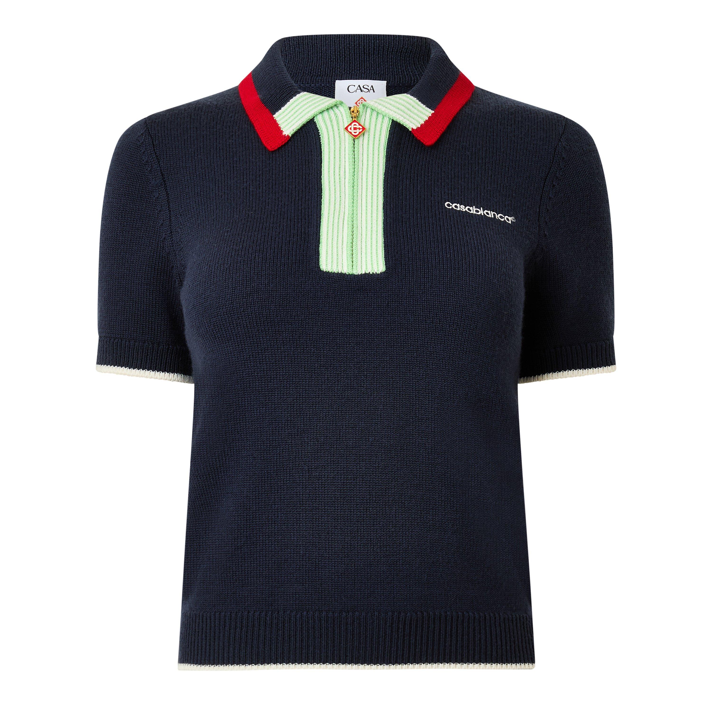 Casablanca Casa Merino Plo Ld63 - Navy - Size 12 (M)