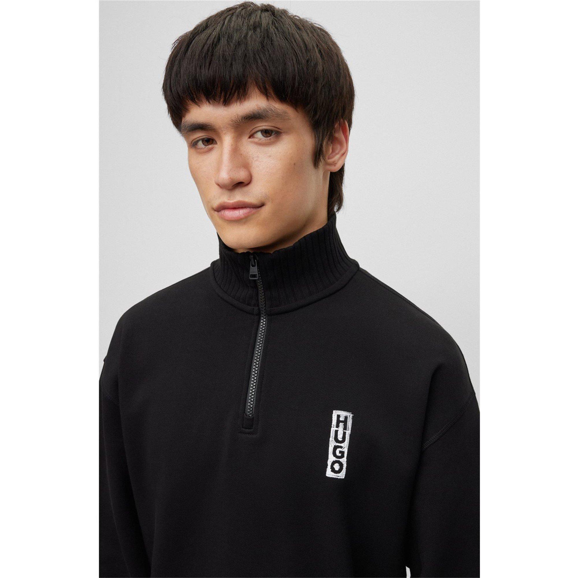 Black - Hugo - Men's Dangula Short-Sleeve Polo Shirt - 4