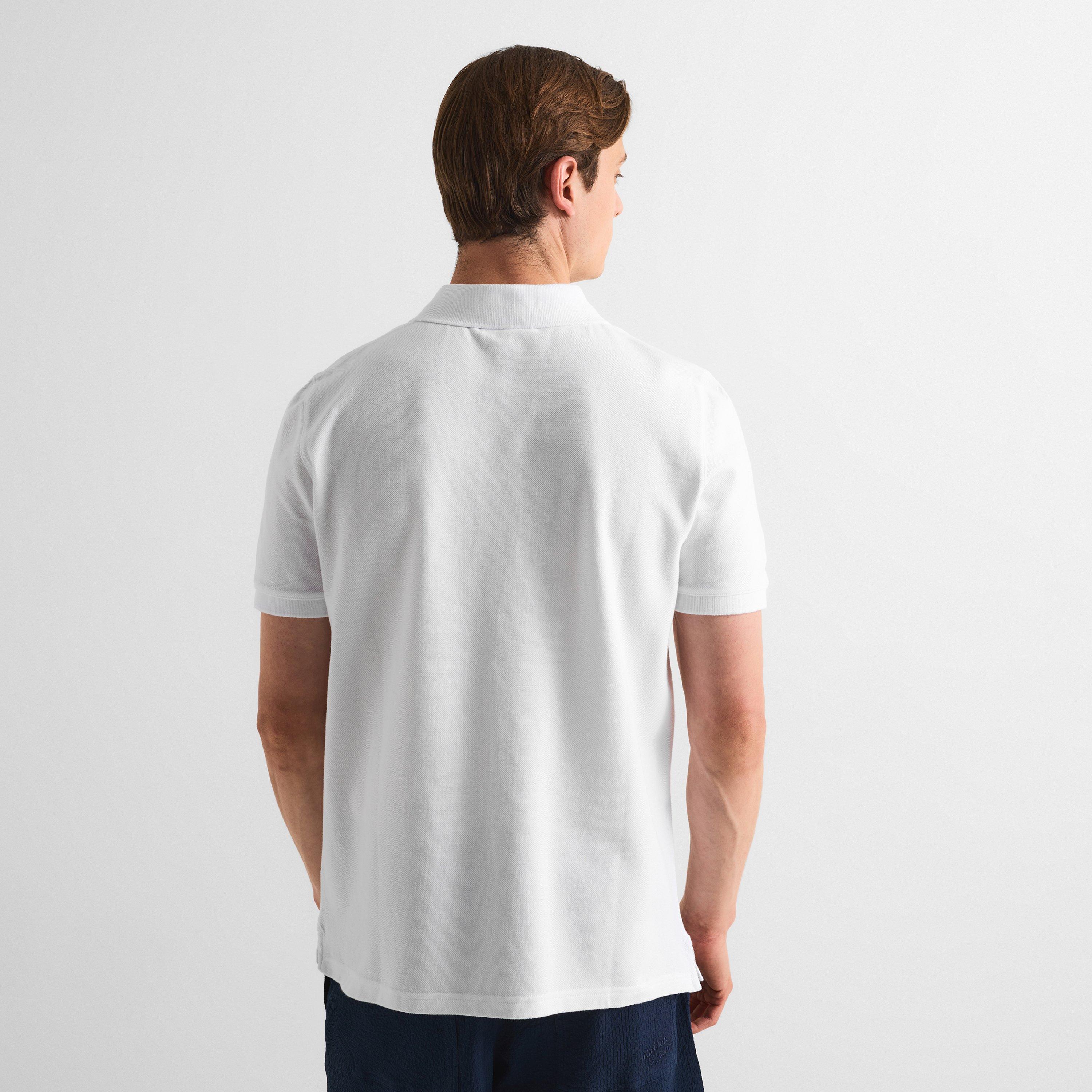 White - Maison Kitsune - Men's Fox Short Sleeve Polo Shirt - 4