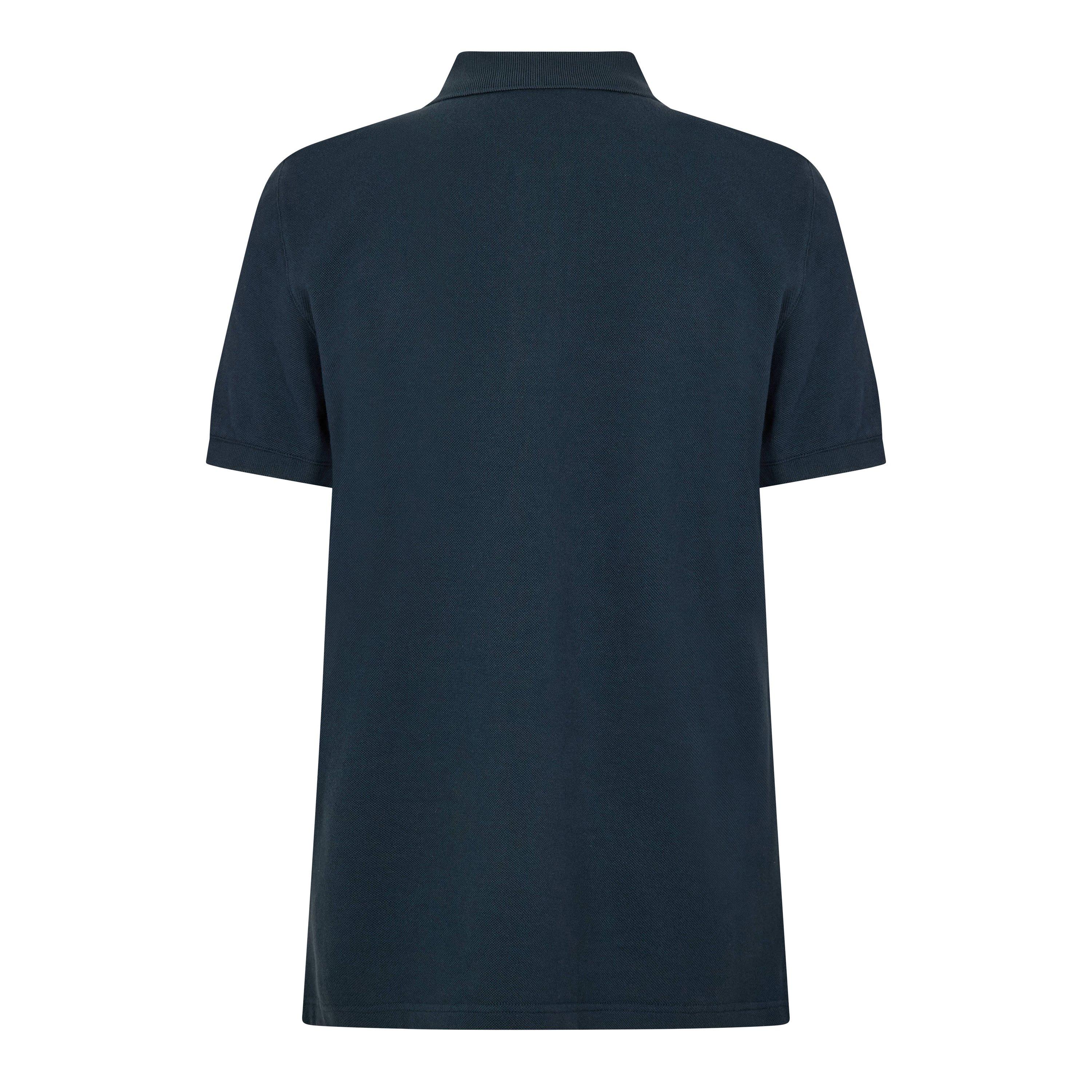 Classic Navy - Maison Kitsune - Men's Fox Short Sleeve Polo Shirt - 2