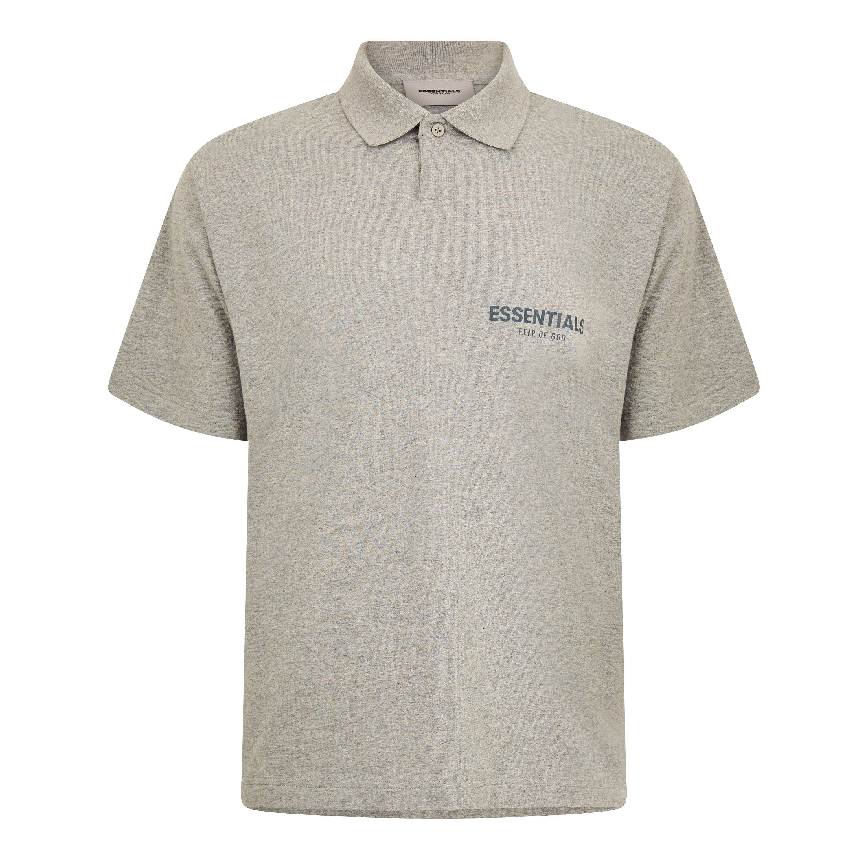 Dark Hthr Oat - Fear Of God Essentials - Unisex Adults Short Sleeve Polo Shirt - 1
