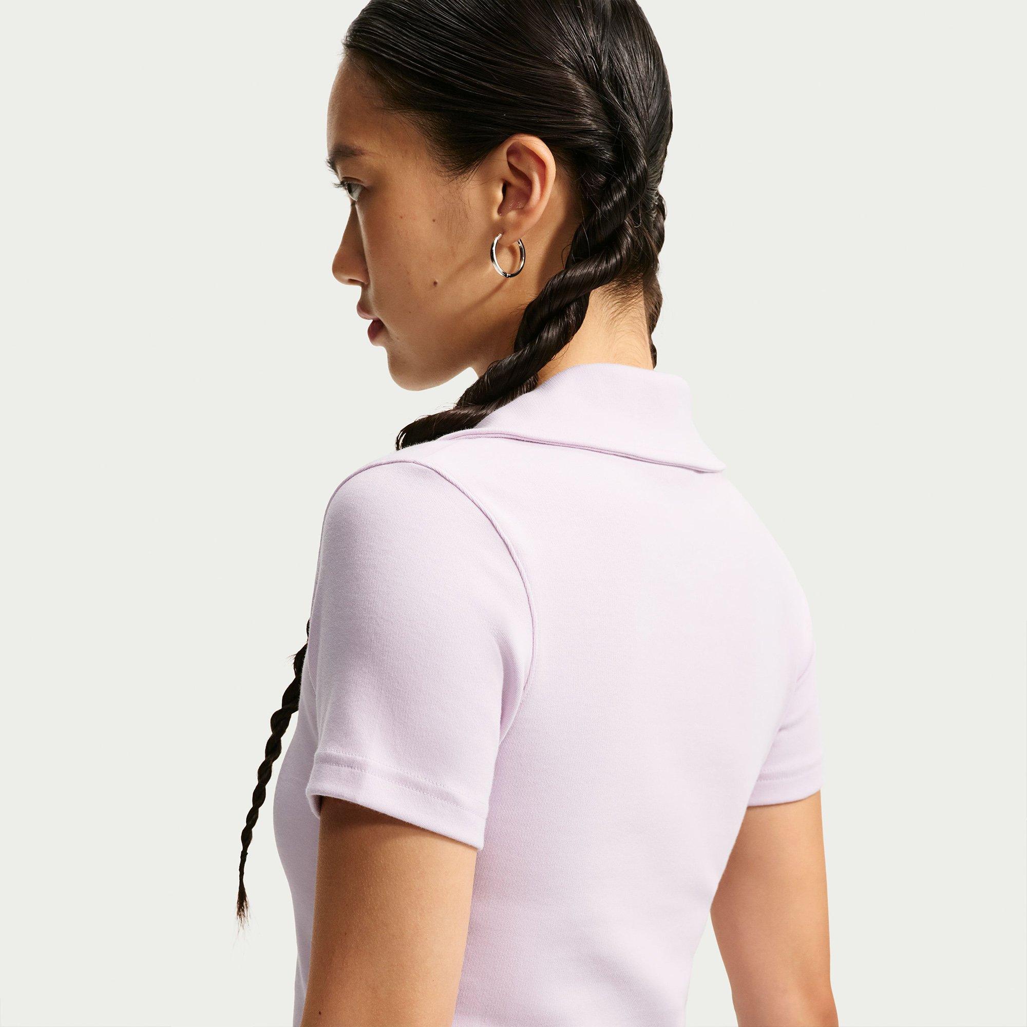 Lilac/White - Nike - Nike Essntl Ss Polo Ld64 - 3