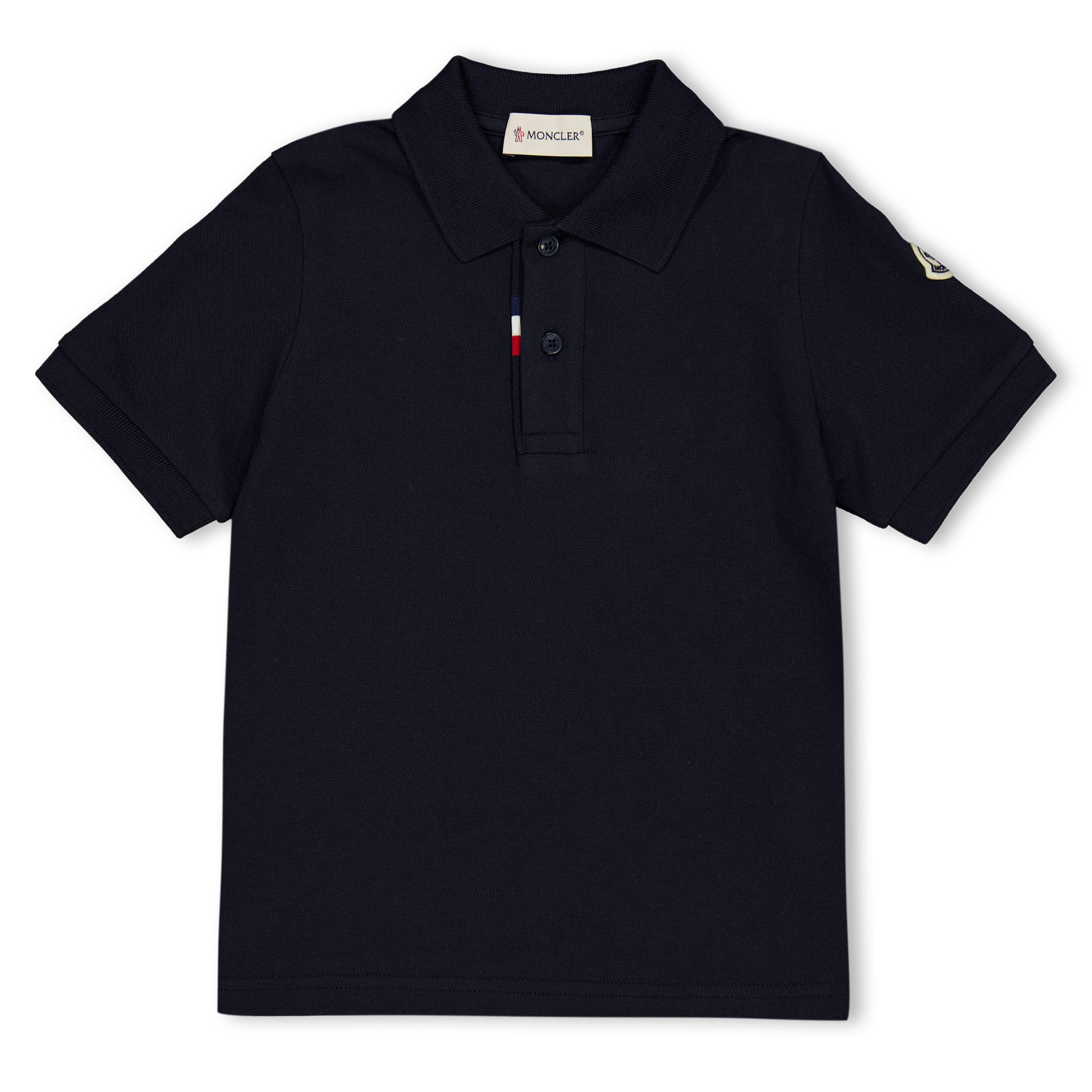Navy 778 - Moncler - Moncler Lgo SS Polo Jn64 - 1
