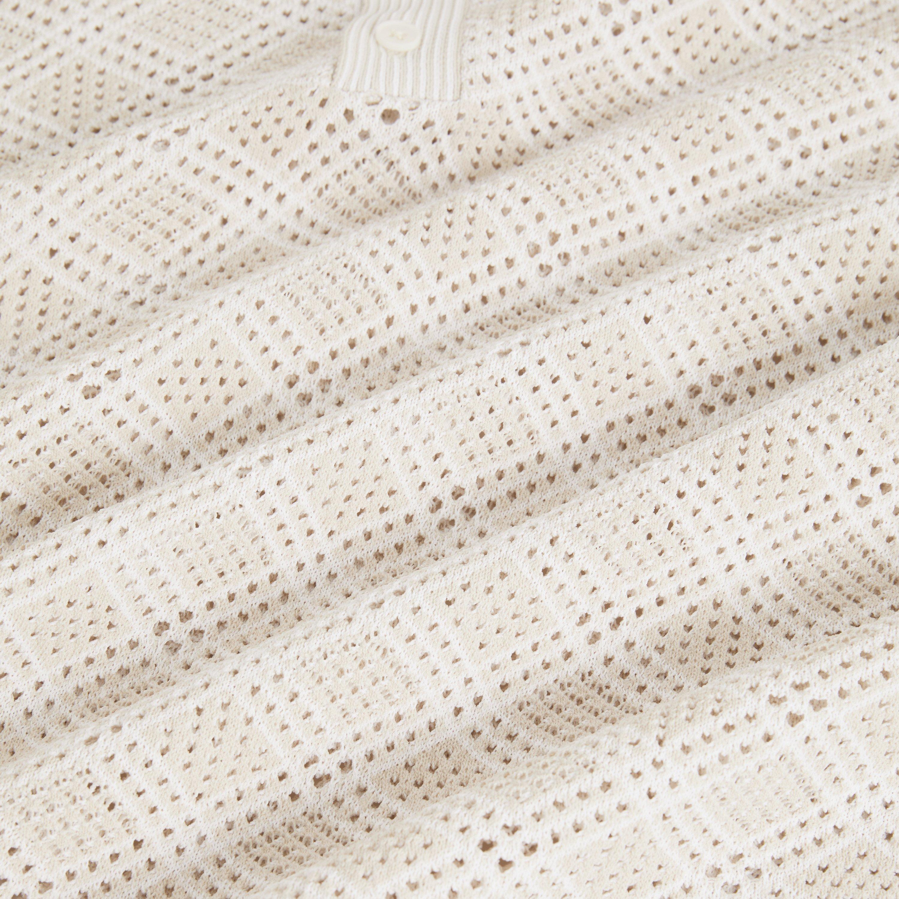 ECRU - Ted Baker - Men's SS Geo Short Sleeve Polo Shirt - 4