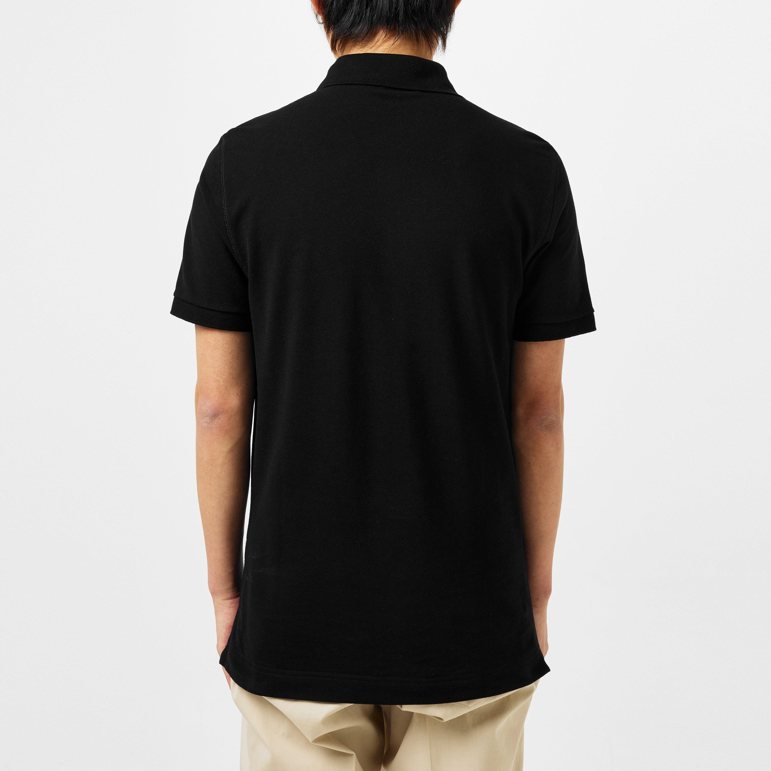 Black - Dolce and Gabbana - Men's Plain Piqué Cotton Polo Shirt - 4