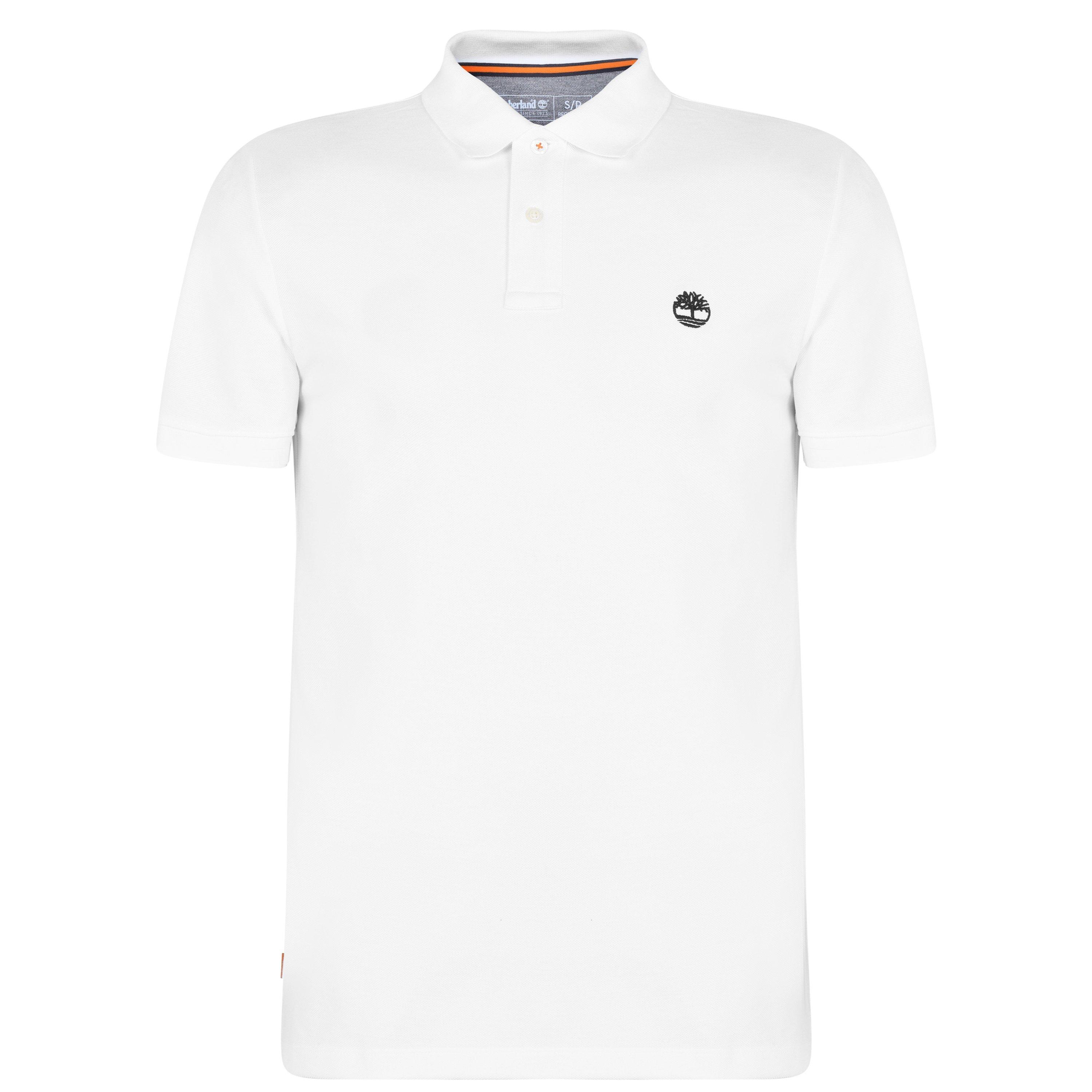 Timberland Men's Miller Short Sleeve Polo Shirt - White - 2XL