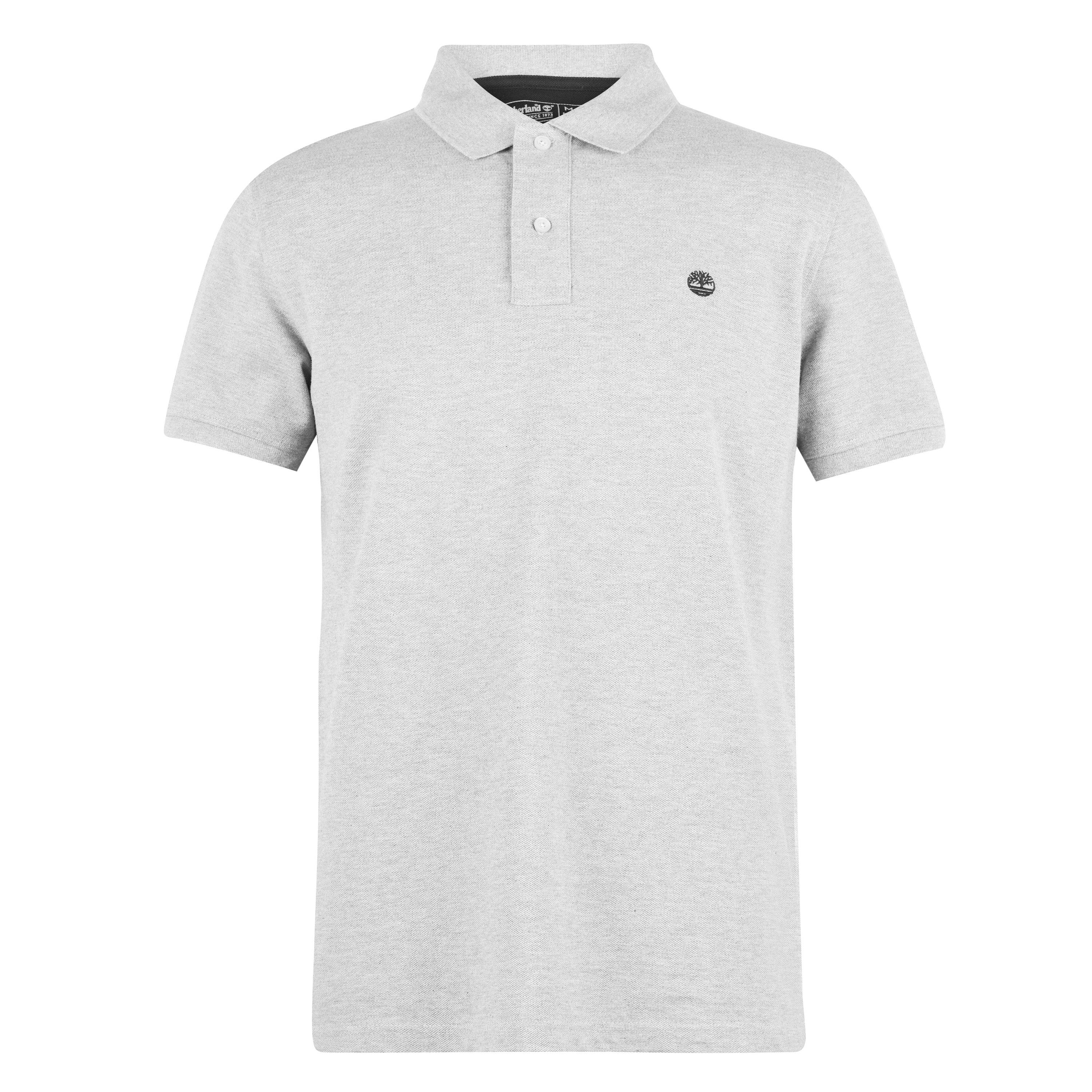 Gris Medio Jaspeado - Timberland - Miller Short Sleeve Polo Shirt - 1