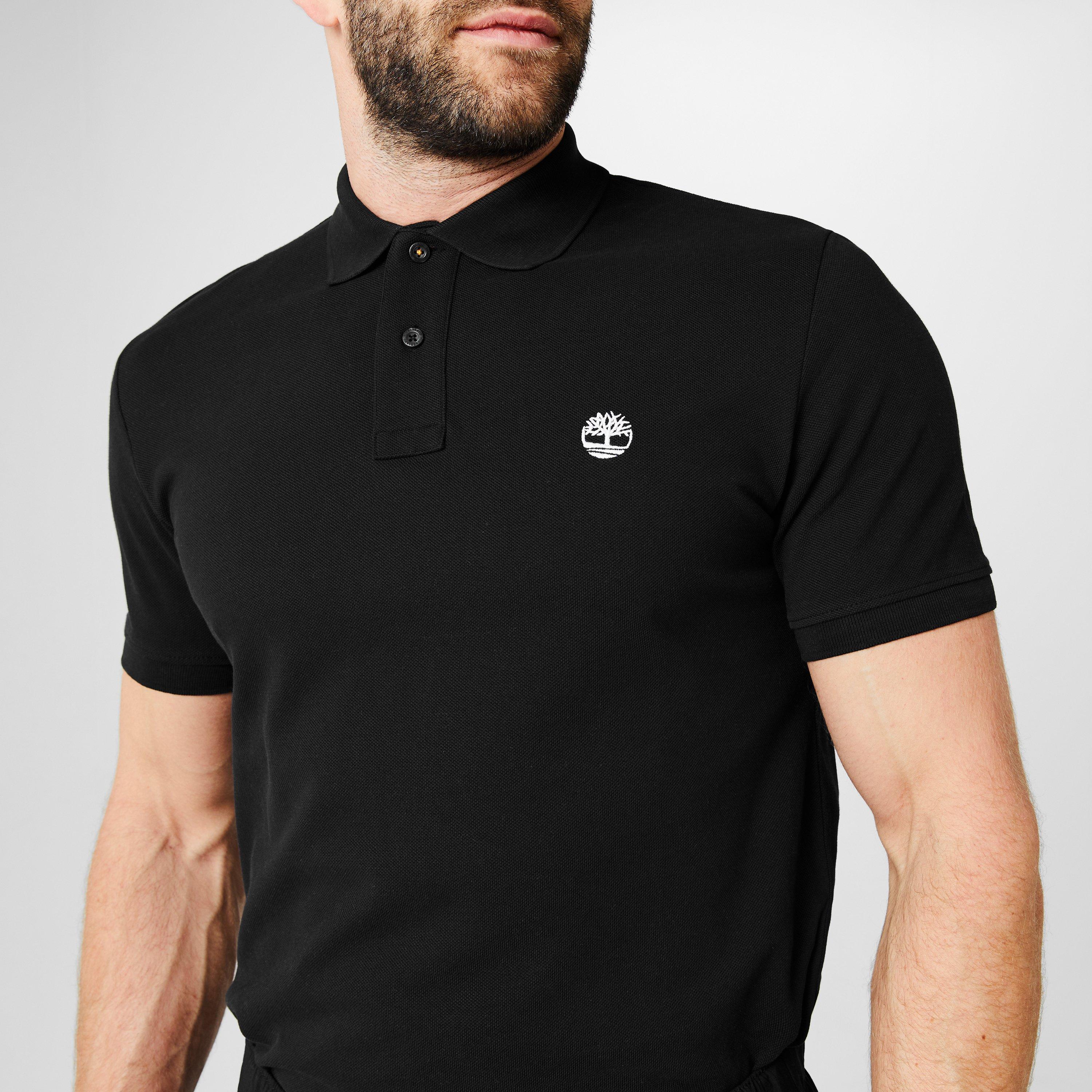 Black - Timberland - Miller Short Sleeve Polo Shirt - 5