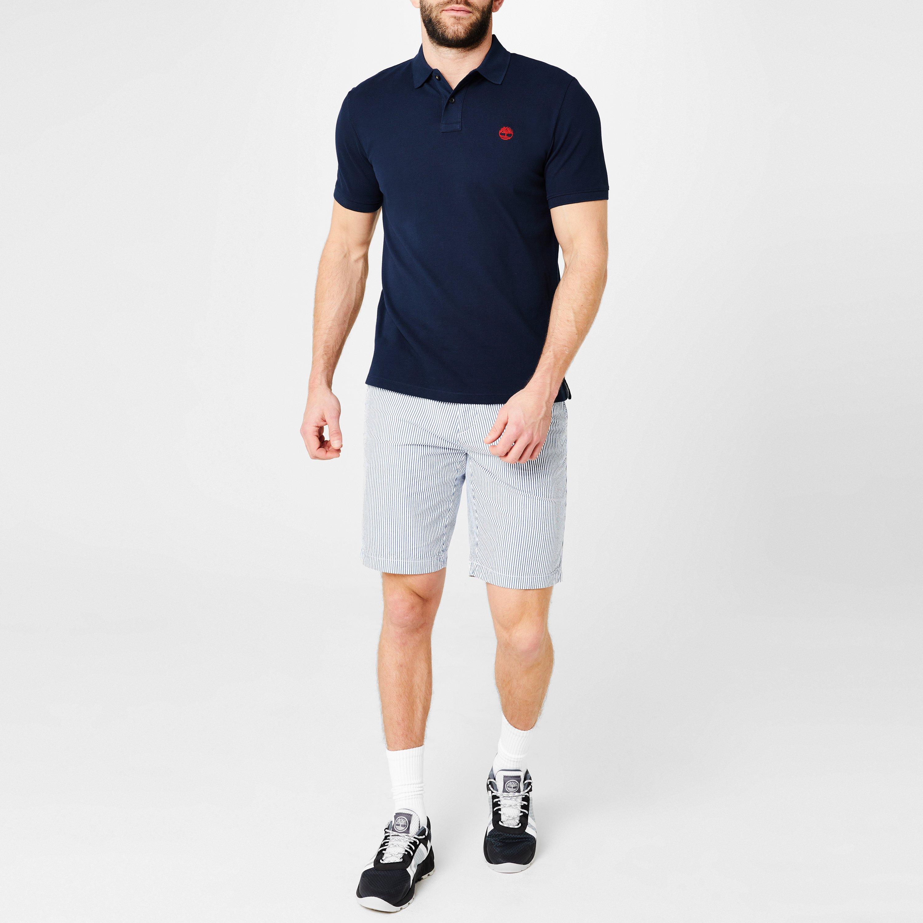Dark Sapphire - Timberland - Miller Short Sleeve Polo Shirt - 3
